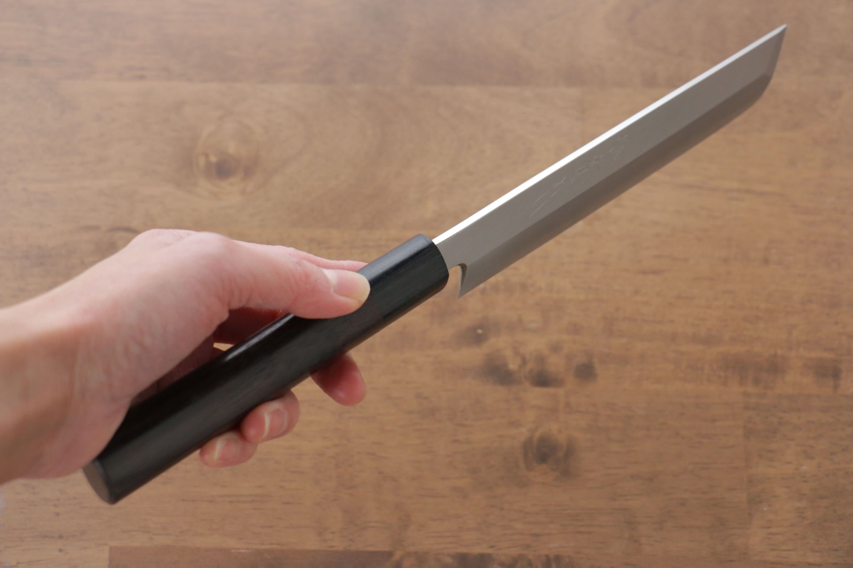Jikko Silver Steel No.3 Usuba 165mm Shitan Handle - Japanny - Best Japanese Knife