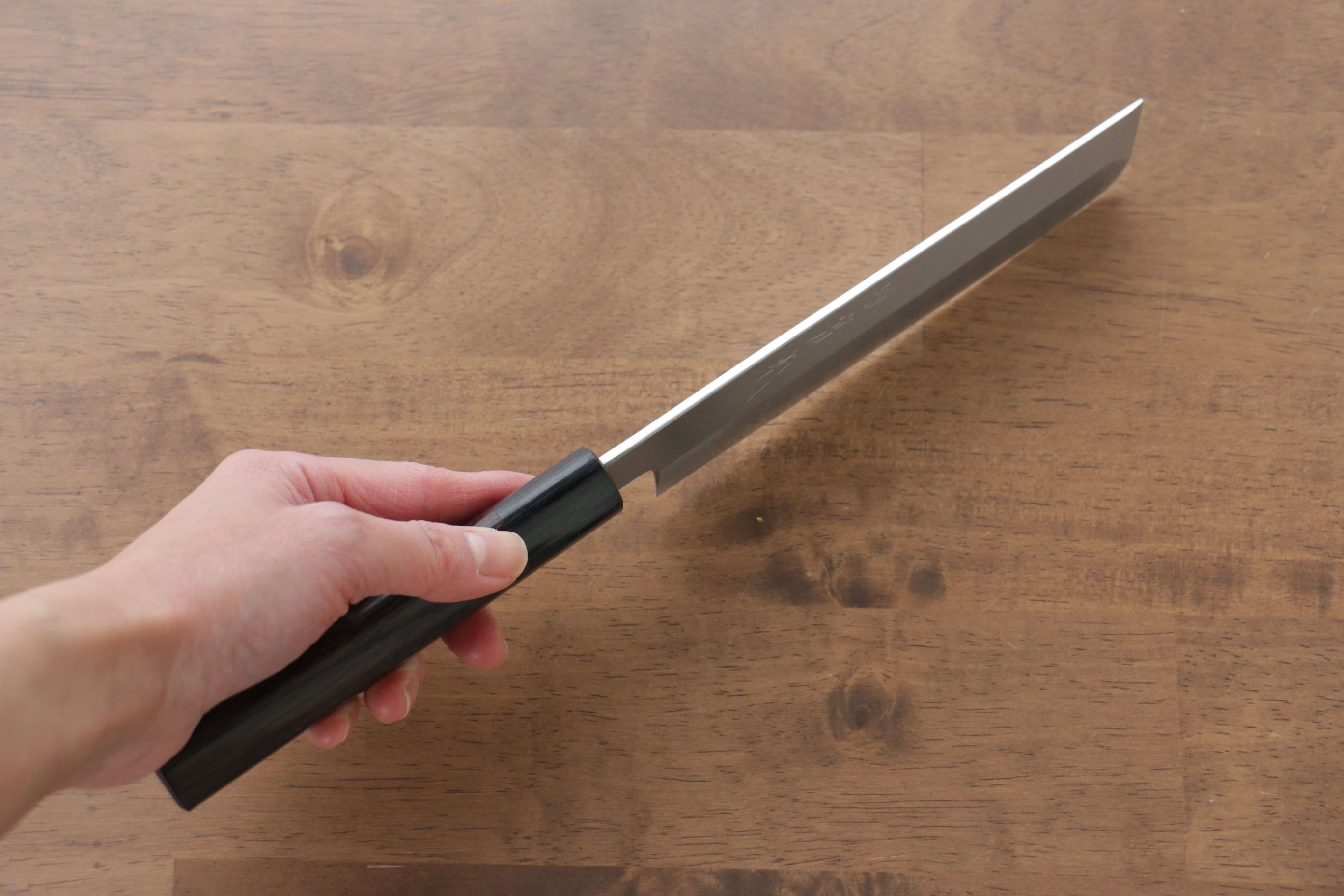 Jikko Silver Steel No.3 Usuba 165mm Shitan Handle - Japanny - Best Japanese Knife