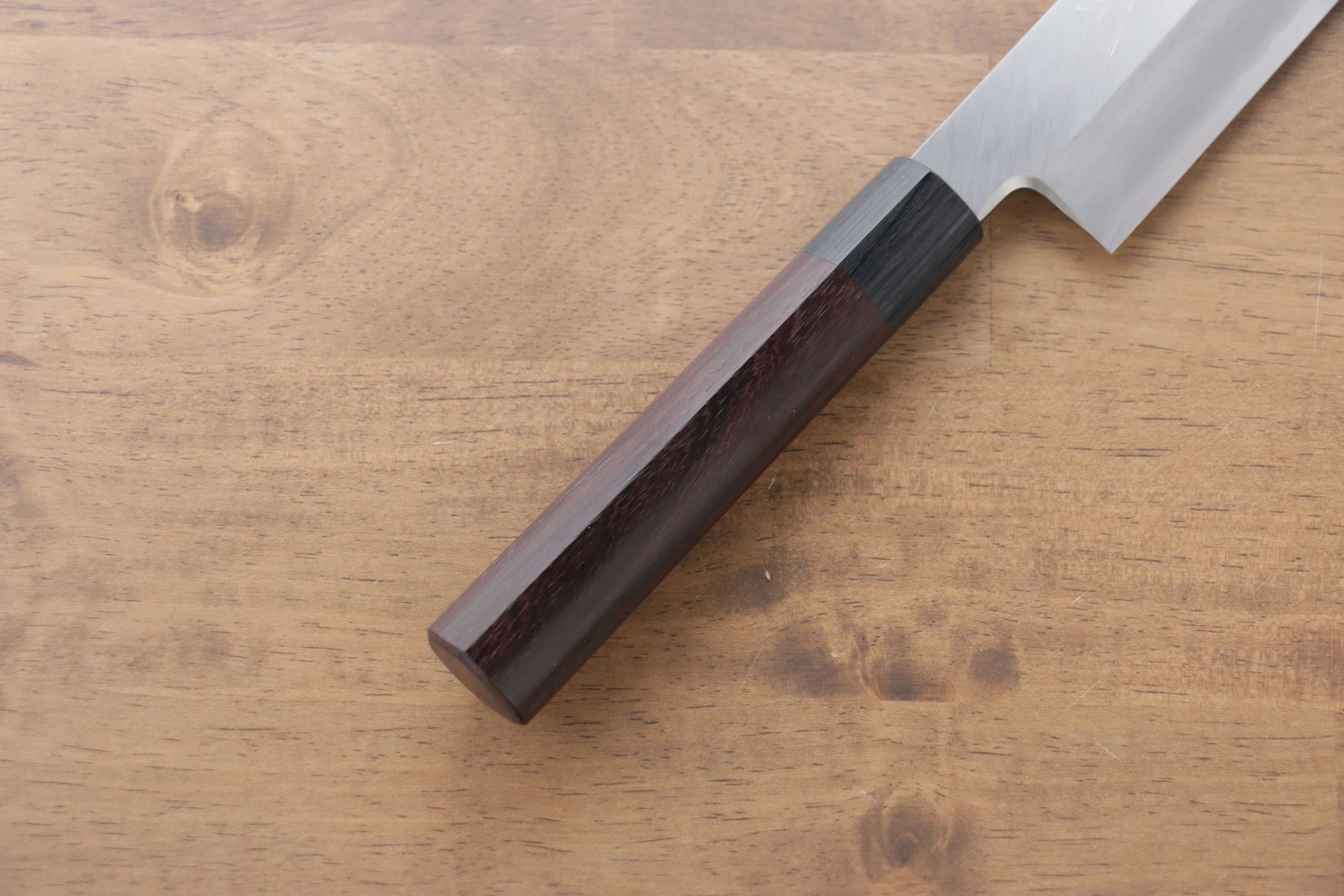 Jikko Silver Steel No.3 Usuba 180mm Shitan Handle - Japanny - Best Japanese Knife
