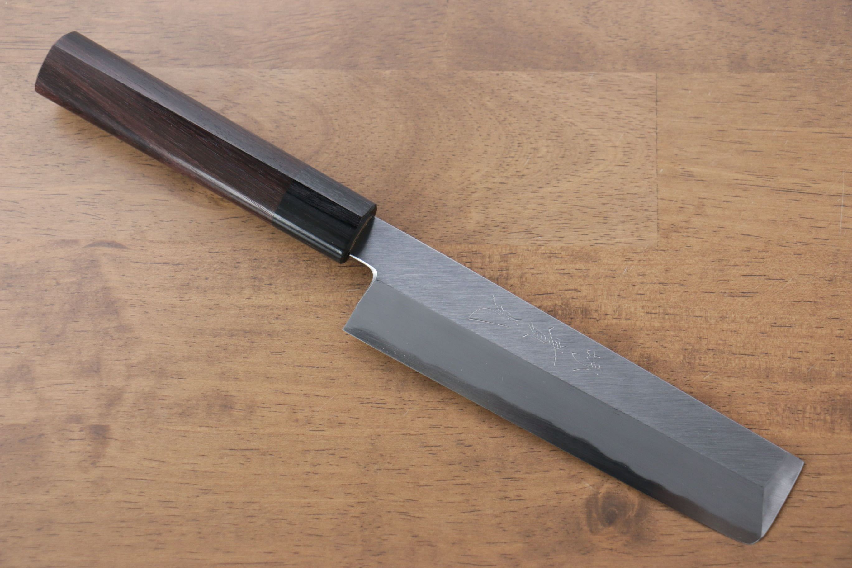 Jikko White Steel No.2 Usuba 165mm Shitan Handle - Japanny - Best Japanese Knife