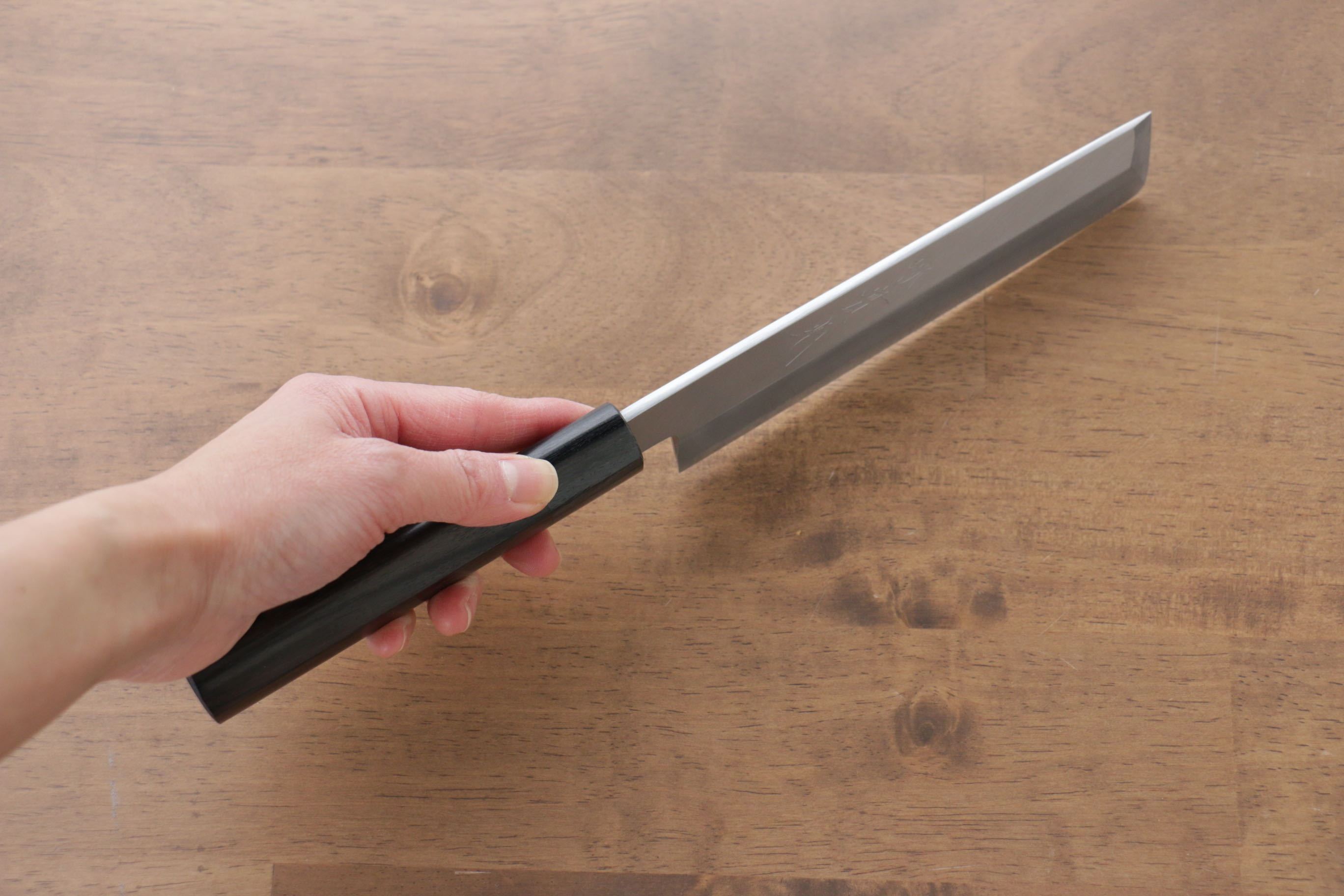 Jikko White Steel No.2 Usuba 165mm Shitan Handle - Japanny - Best Japanese Knife