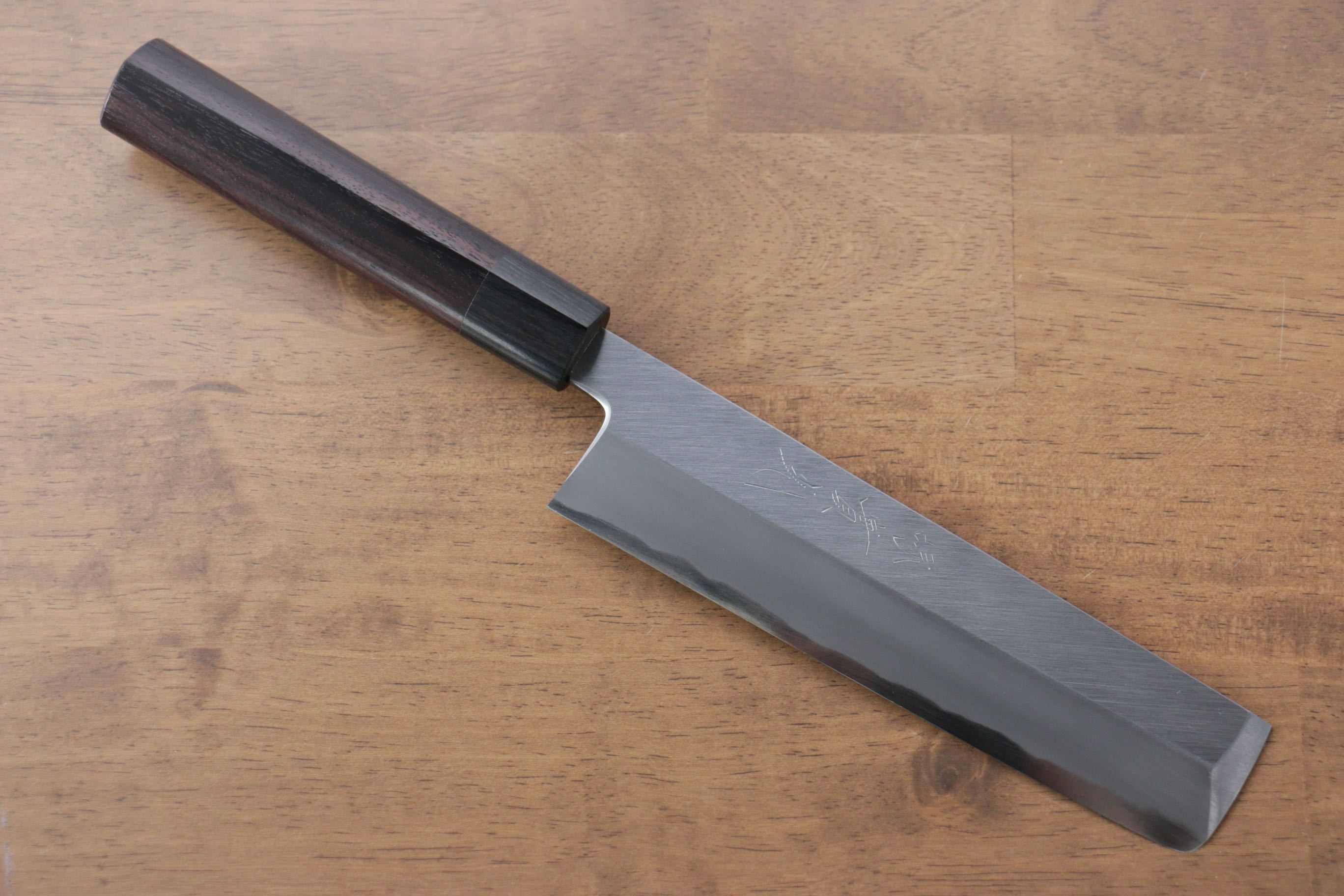 Jikko White Steel No.2 Usuba 180mm Shitan Handle - Japanny - Best Japanese Knife