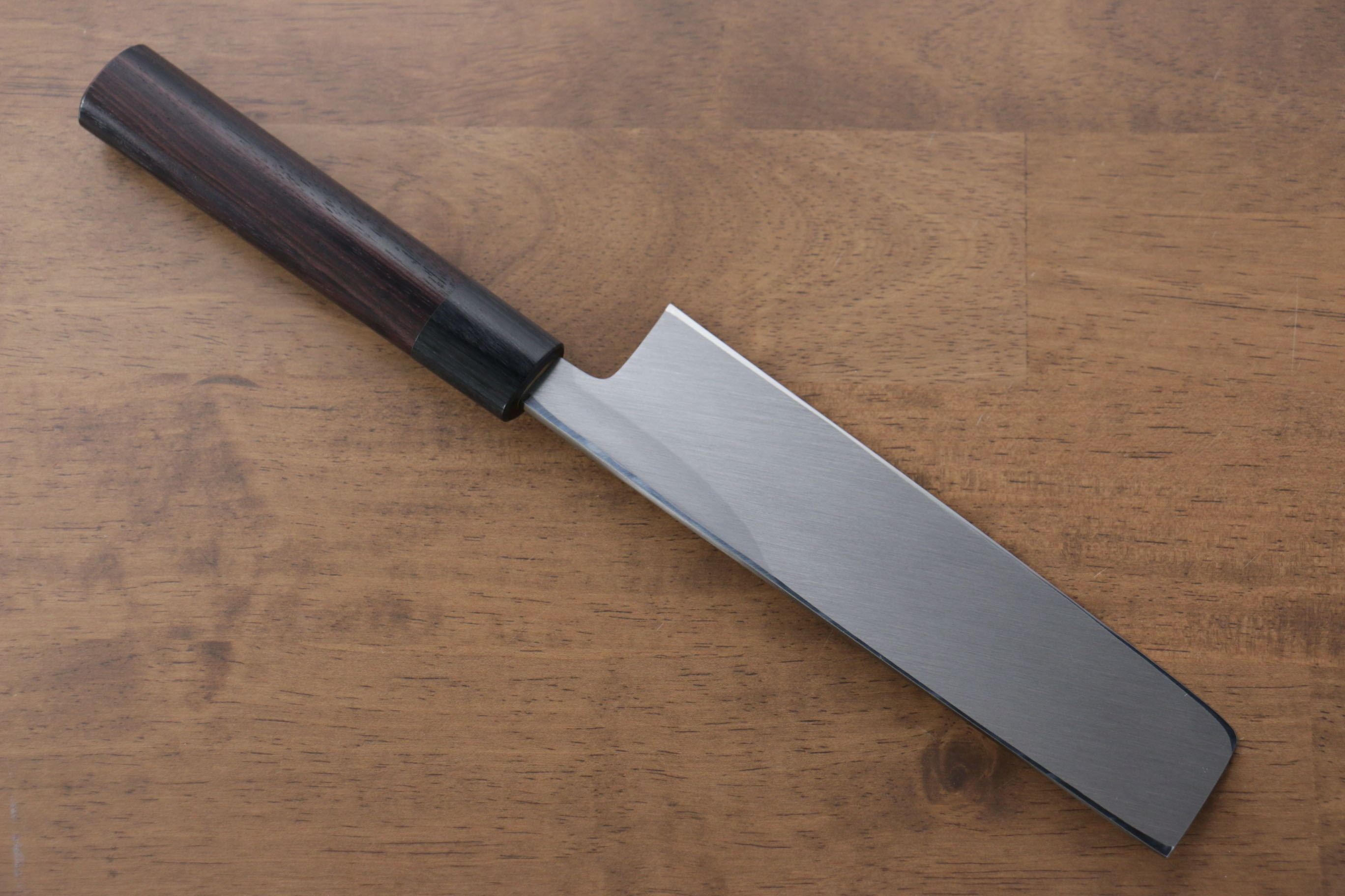 Jikko White Steel No.2 Usuba 180mm Shitan Handle - Japanny - Best Japanese Knife
