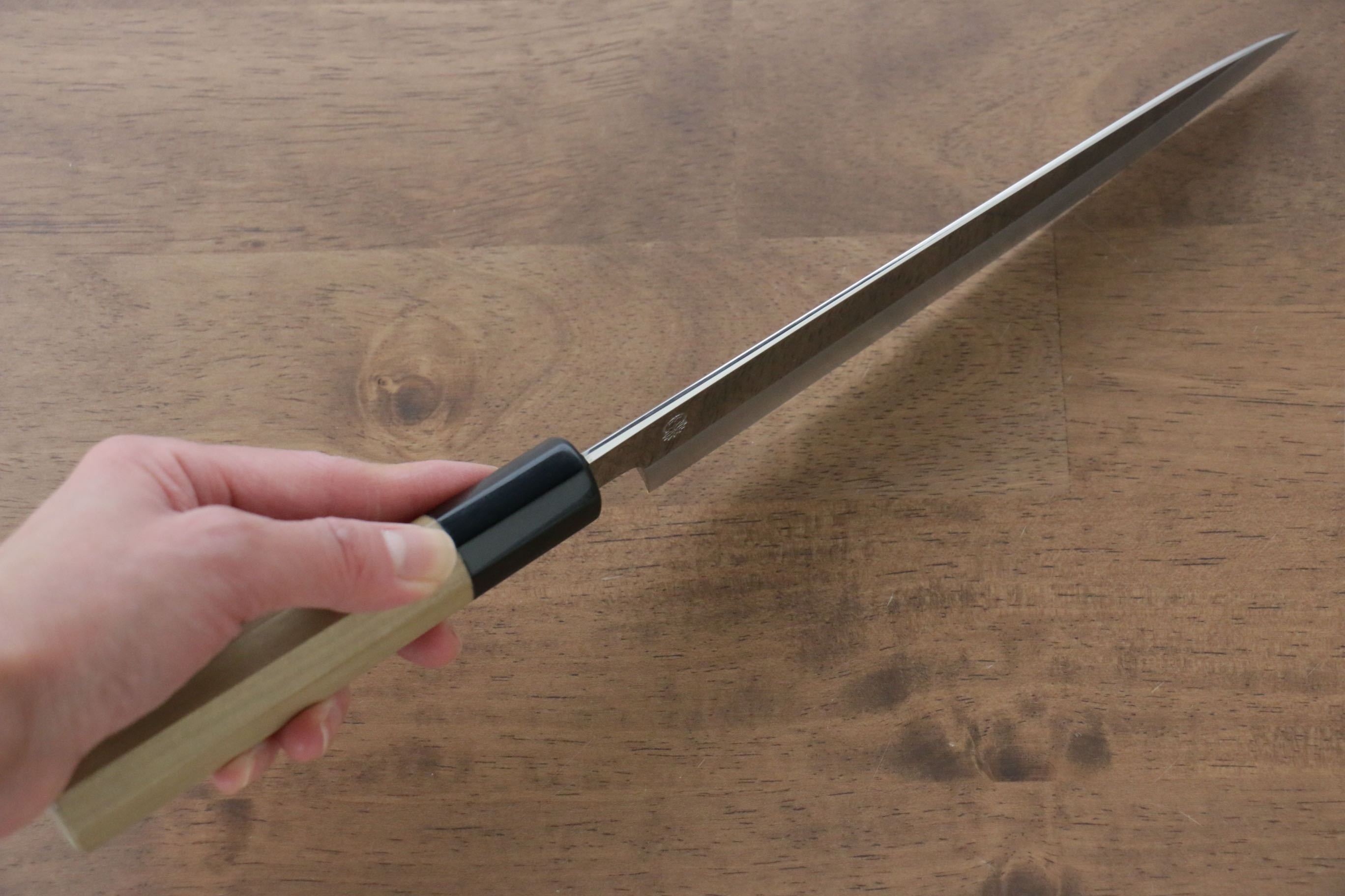 Choyo Silver Steel No.3 Mirrored Finish Gyuto 210mm Magnolia Handle - Japanny - Best Japanese Knife