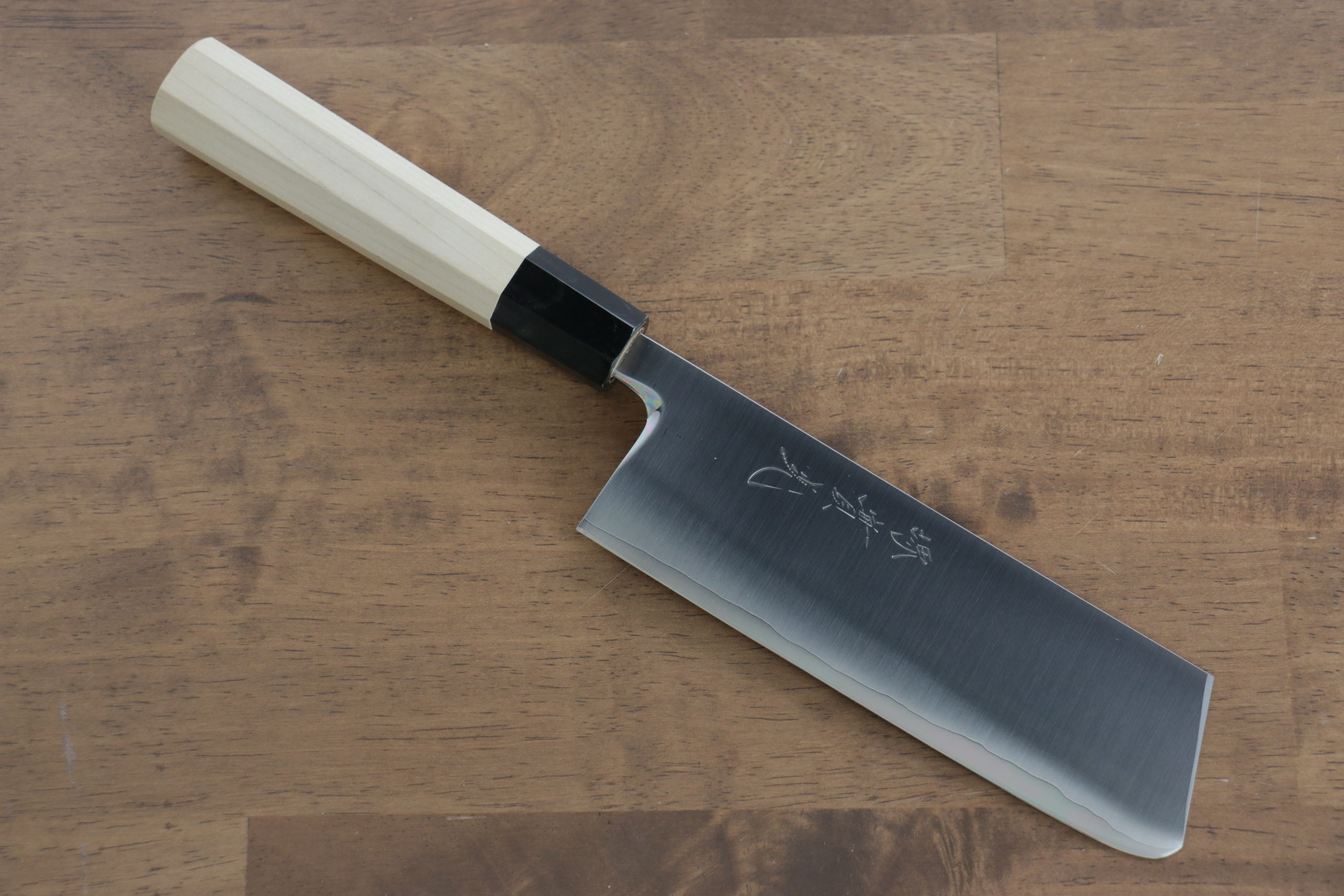 Jikko SG2 Kiritsuke Nakiri 155mm Magnolia Handle - Japanny - Best Japanese Knife