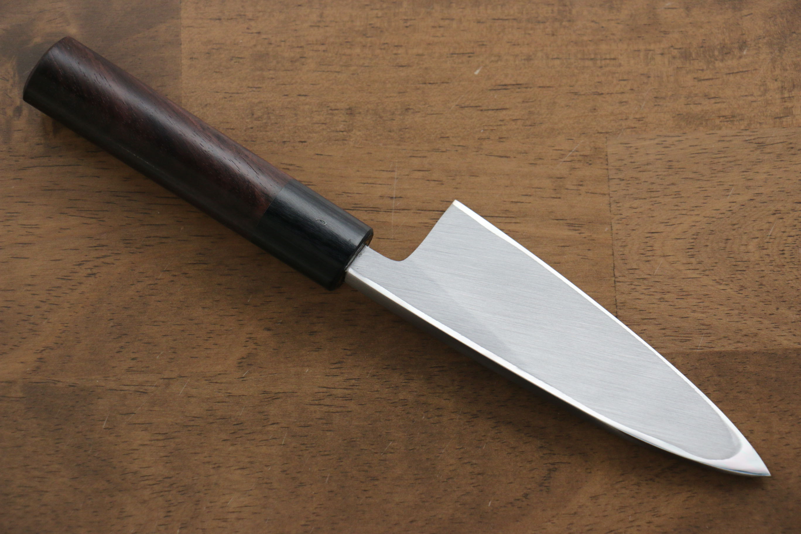 Jikko White Steel No.2 Deba 120mm Shitan Handle - Japanny - Best Japanese Knife