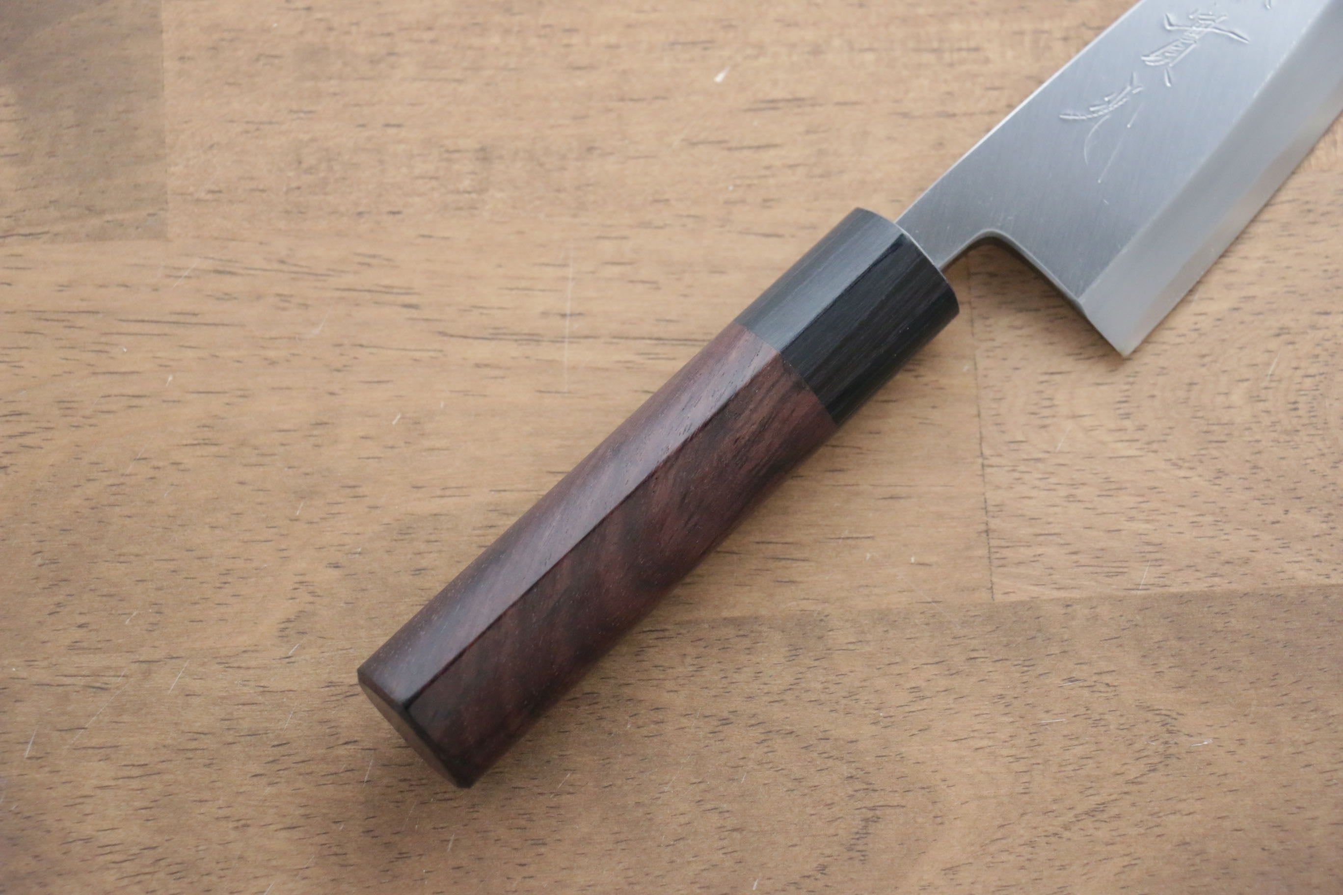 Jikko White Steel No.2 Deba 120mm Shitan Handle - Japanny - Best Japanese Knife