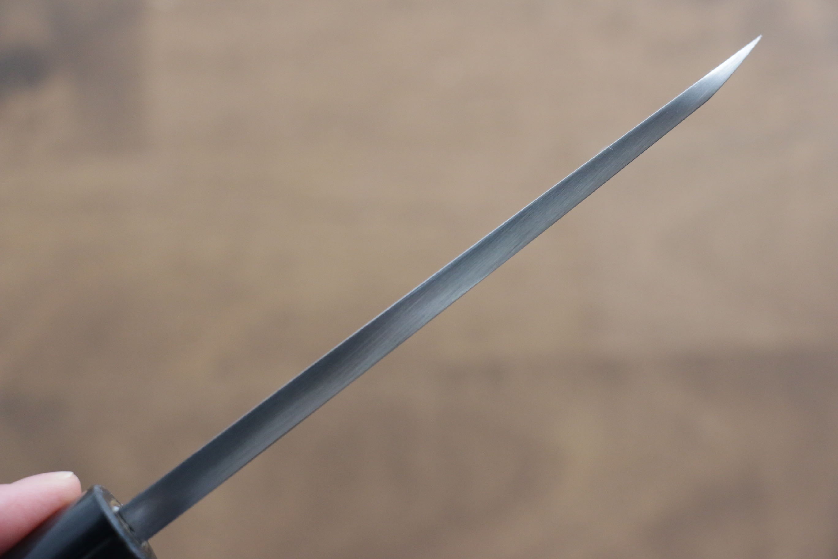Jikko White Steel No.2 Deba 120mm Shitan Handle - Japanny - Best Japanese Knife