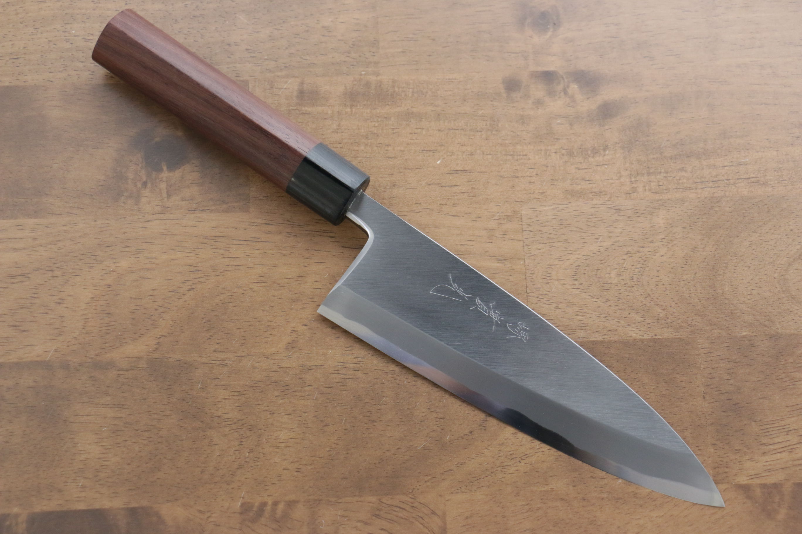 Jikko White Steel No.2 Deba 195mm Shitan Handle - Japanny - Best Japanese Knife