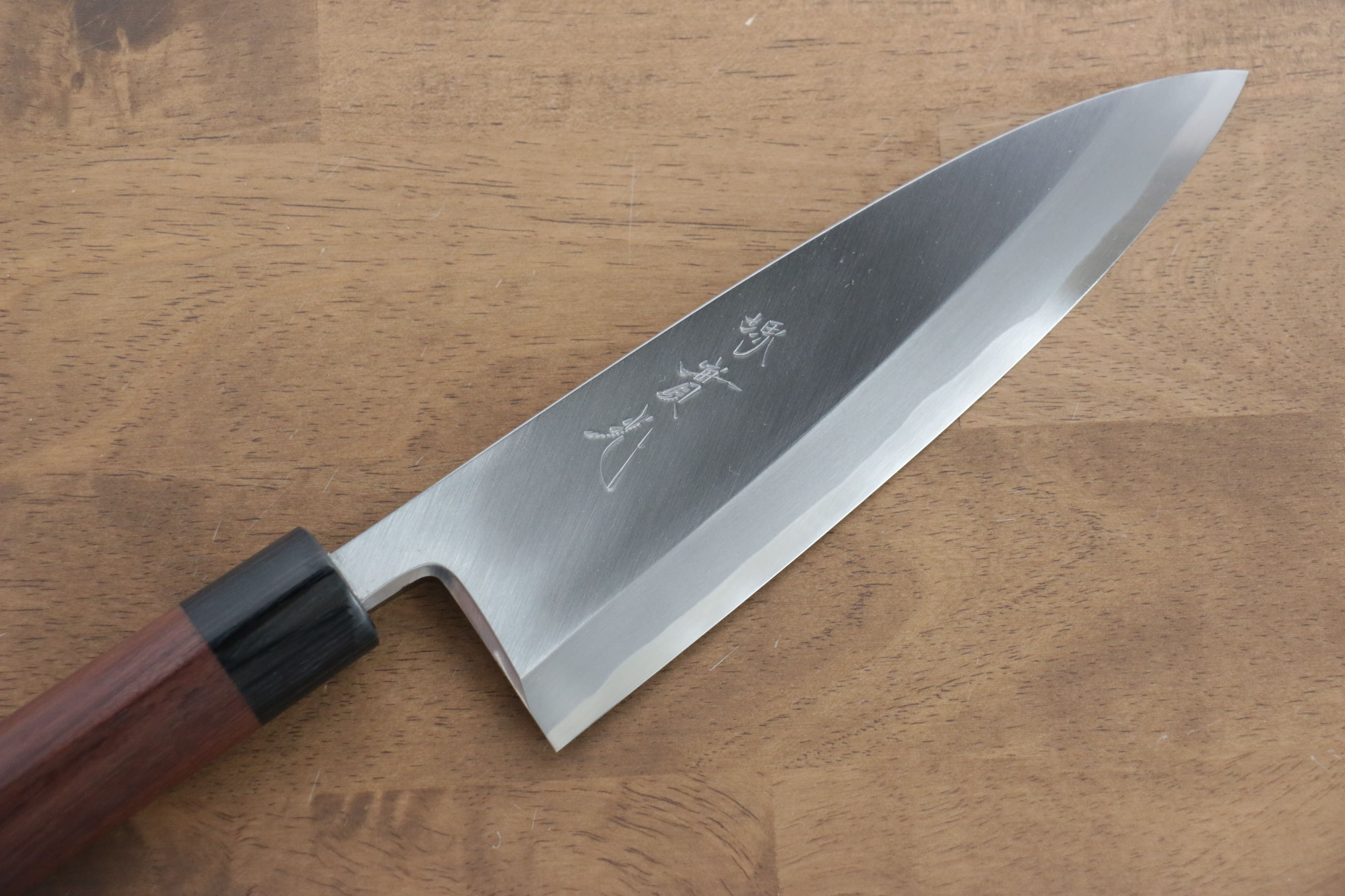 Jikko White Steel No.2 Deba 195mm Shitan Handle - Japanny - Best Japanese Knife