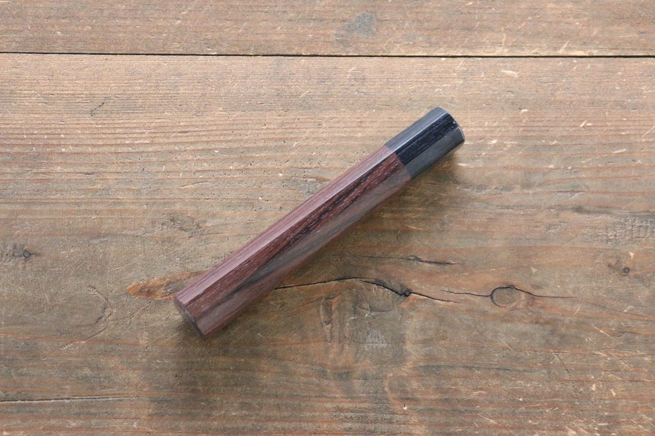Octagonal Shitan Knife Handle for Gyuto Knife 180mm - Japanny - Best Japanese Knife