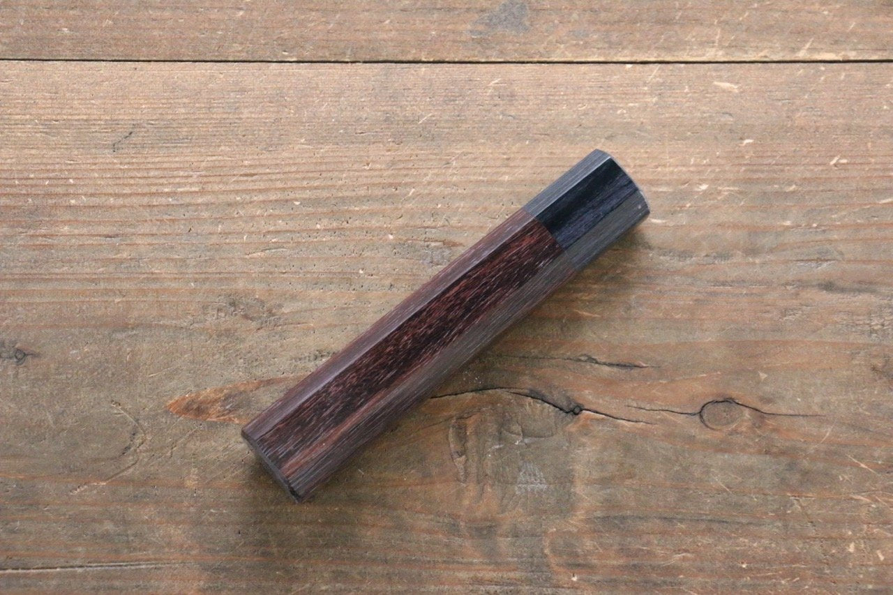 Octagonal Shitan Knife Handle for Nakiri Knife 165mm - Japanny - Best Japanese Knife