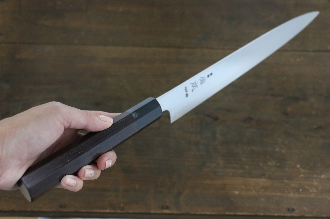 Sukenari HAP40 3 Layer Sujihiki 270mm Shitan Handle - Japanny - Best Japanese Knife