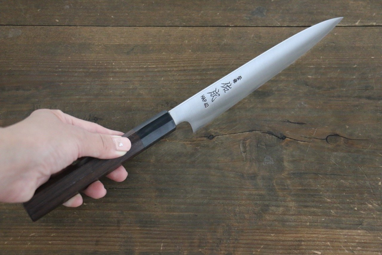 Sukenari HAP40 3 Layer Petty-Utility 165mm Shitan Handle - Japanny - Best Japanese Knife