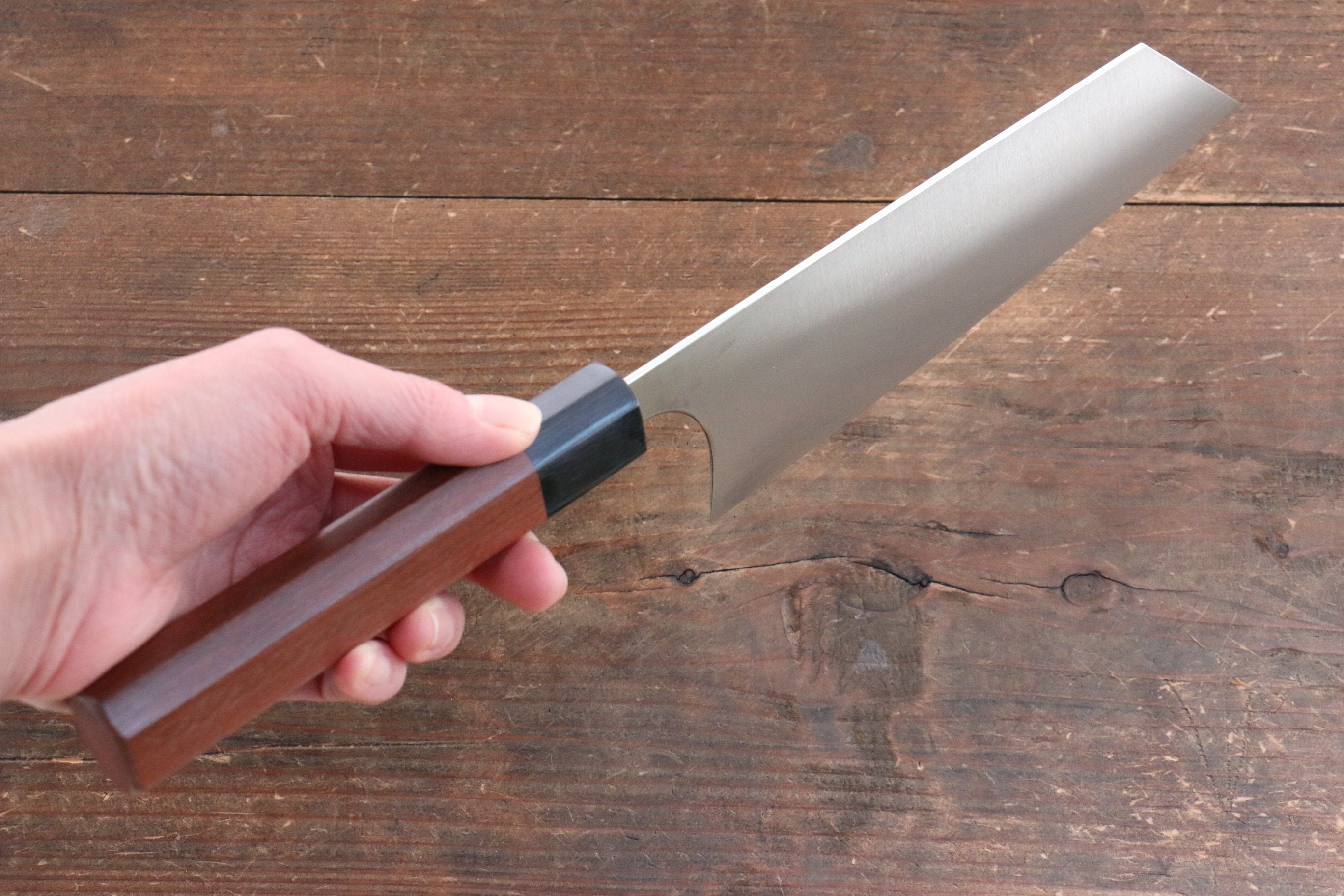 Shibata Takayuki Koutetsu SG2 Bunka 180mm Jarrah Handle - Japanny - Best Japanese Knife