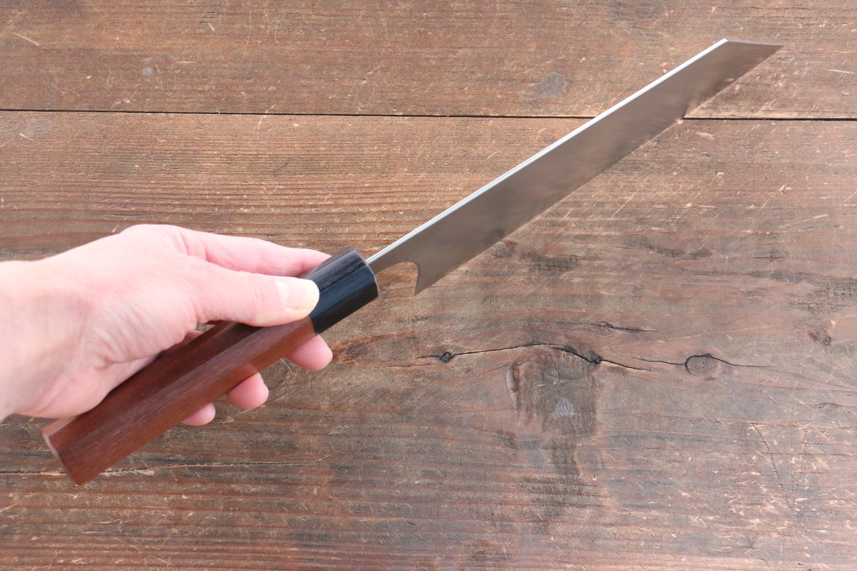 Shibata Takayuki Koutetsu SG2 Bunka 180mm Jarrah Handle - Japanny - Best Japanese Knife