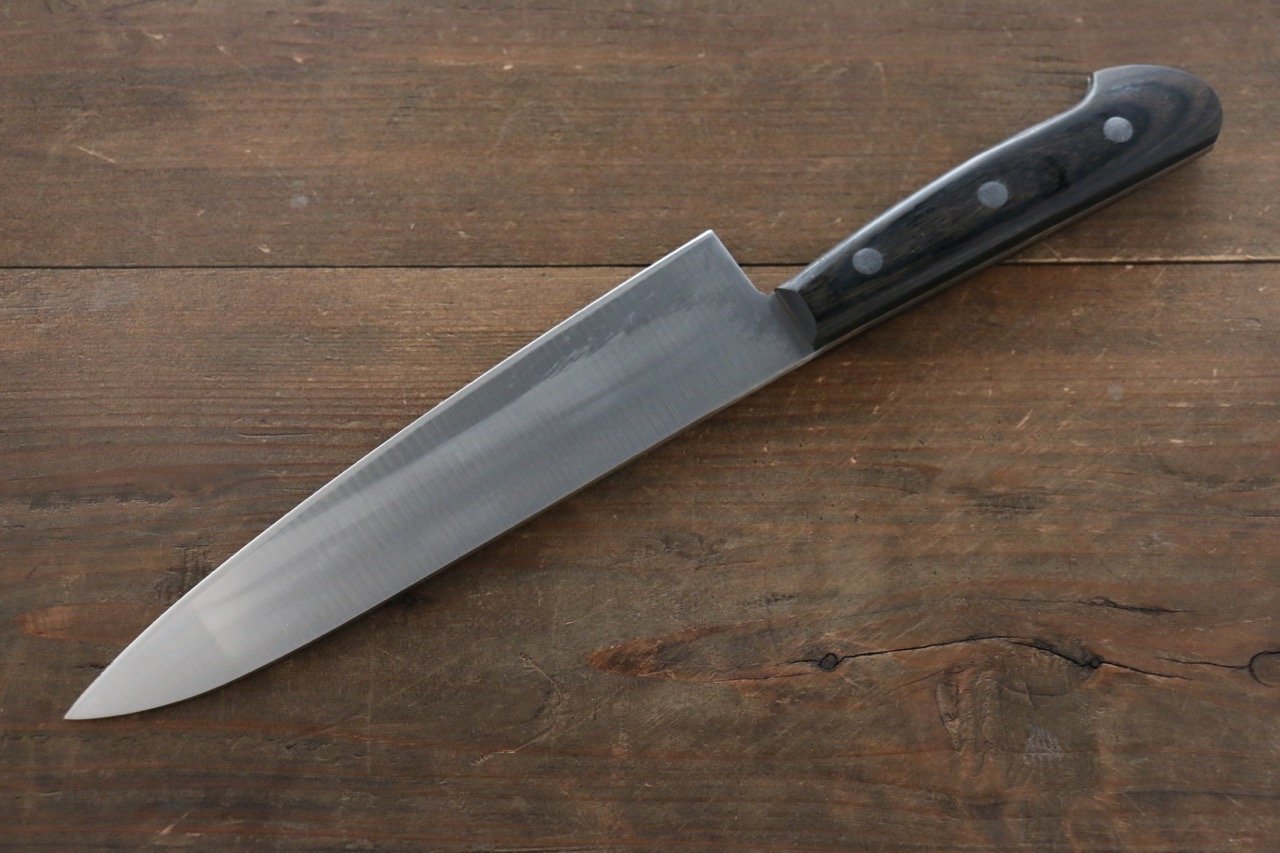 Iseya Molybdenum Gyuto 180mm Black Pakka wood Handle - Japanny - Best Japanese Knife