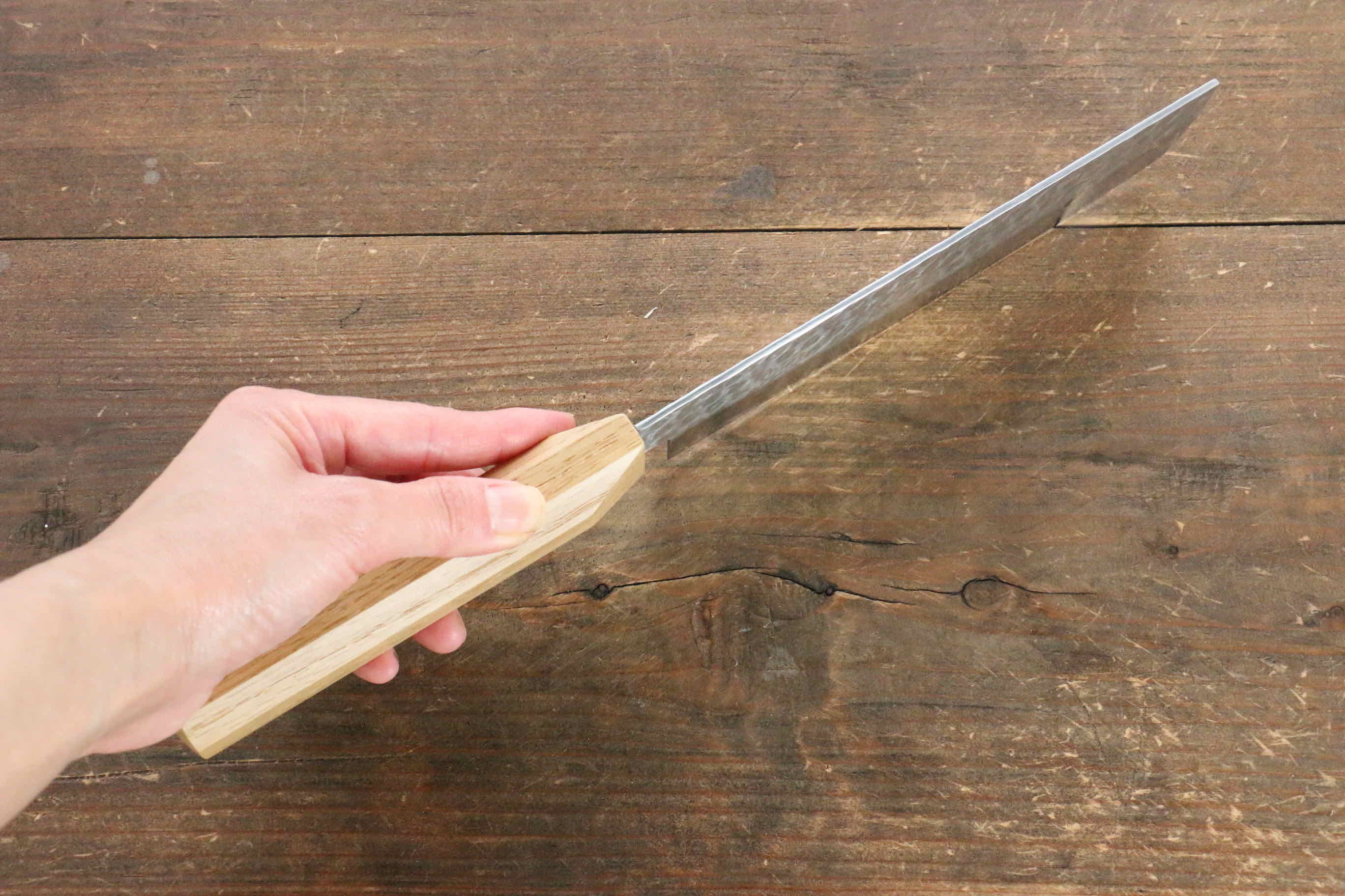 Jikko VG10 17 Layer Usuba 160mm Oak Handle - Japanny - Best Japanese Knife