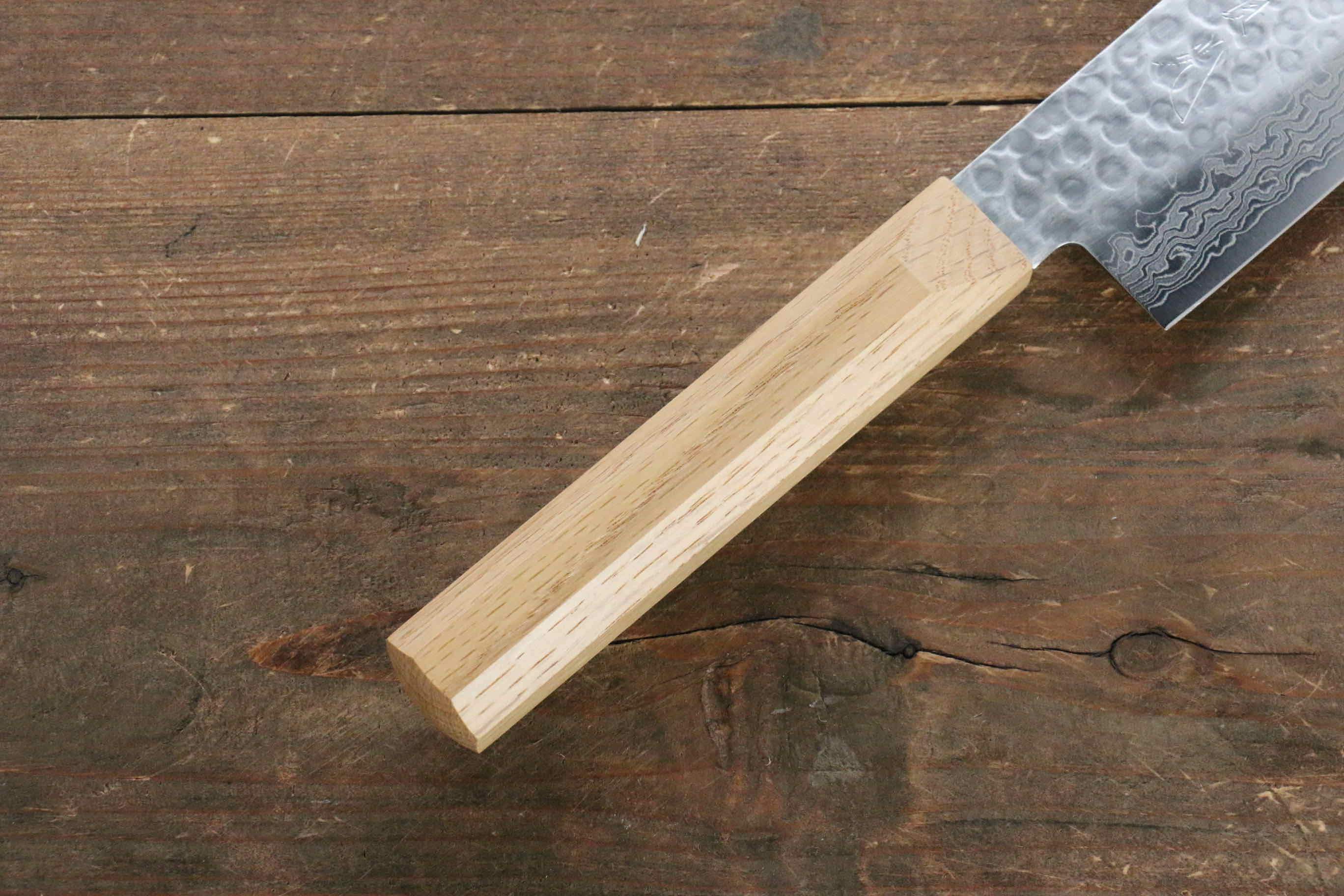 Jikko VG10 17 Layer Usuba 160mm Oak Handle - Japanny - Best Japanese Knife