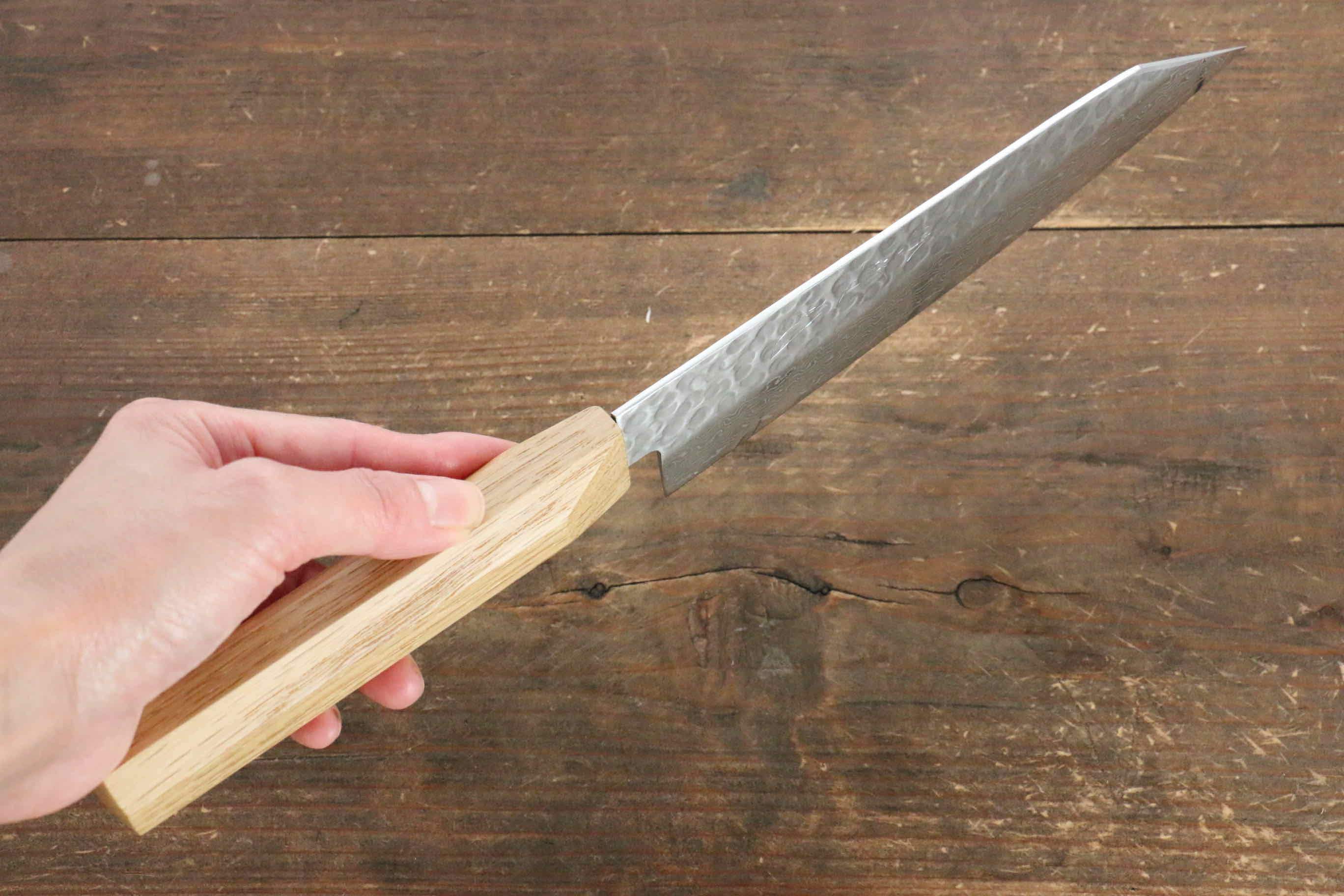 Jikko VG10 17 Layer Santoku 170mm Oak Handle - Japanny - Best Japanese Knife