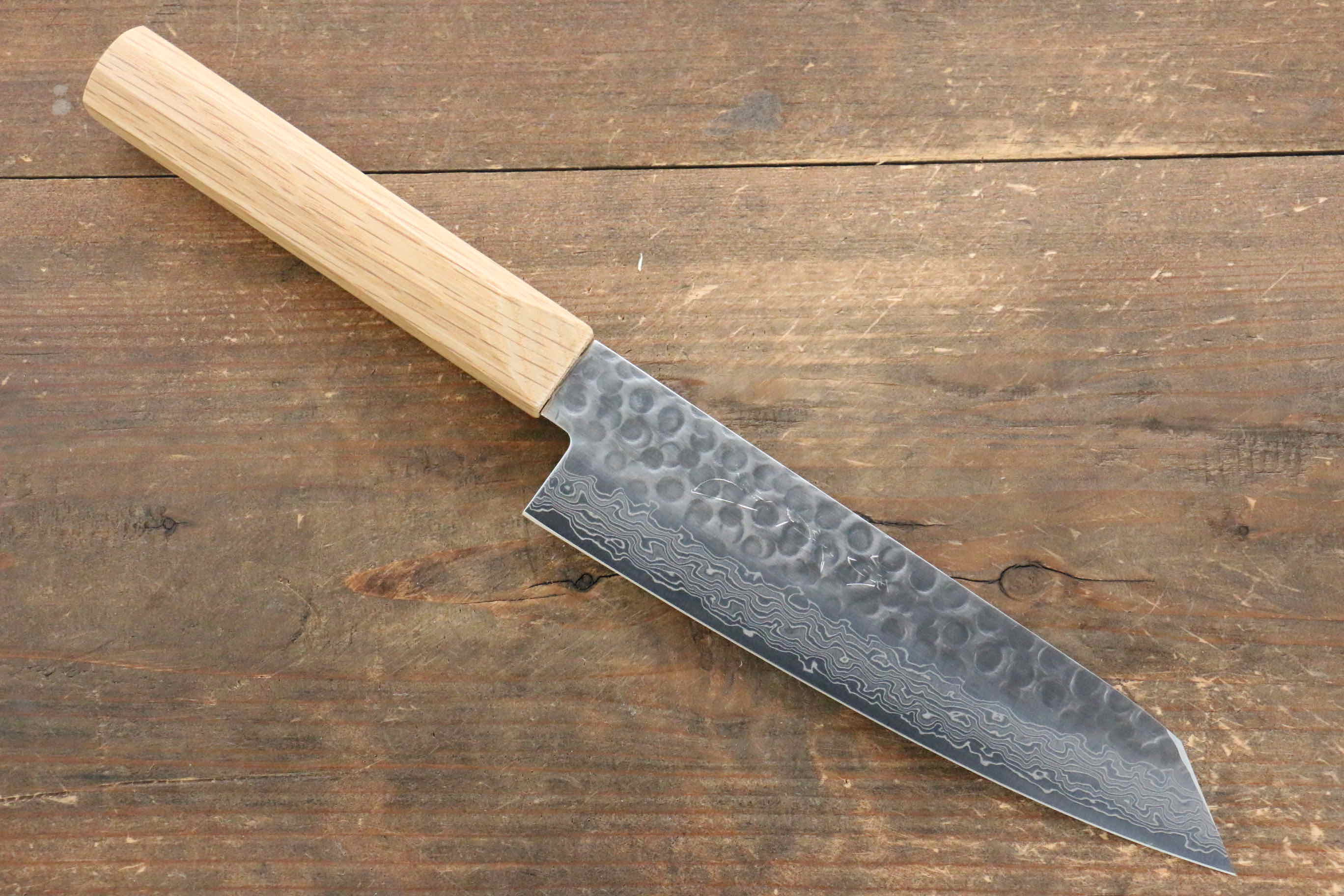 Jikko VG10 17 Layer Gyuto 170mm Oak Handle - Japanny - Best Japanese Knife