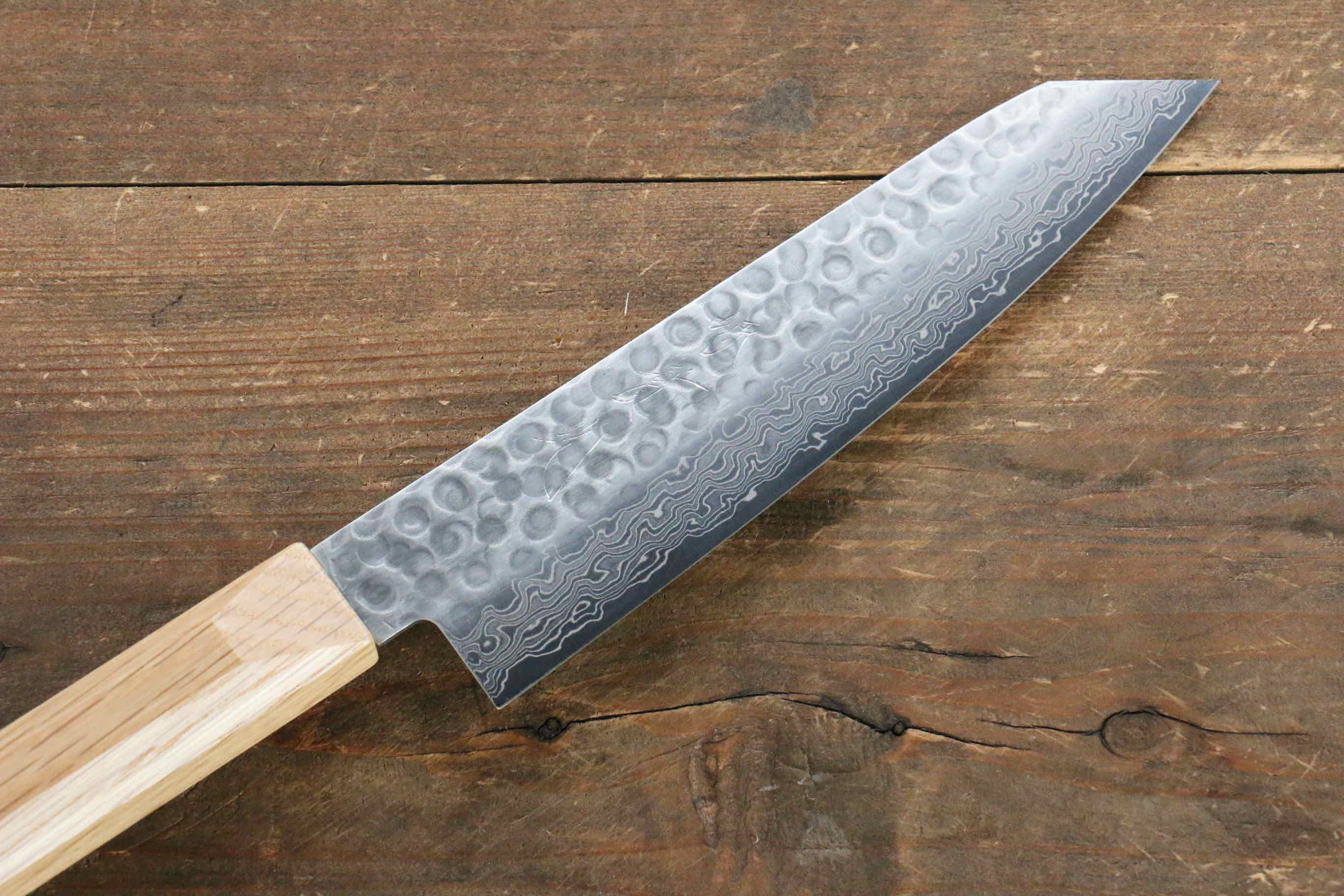 Jikko VG10 17 Layer Gyuto 170mm Oak Handle - Japanny - Best Japanese Knife