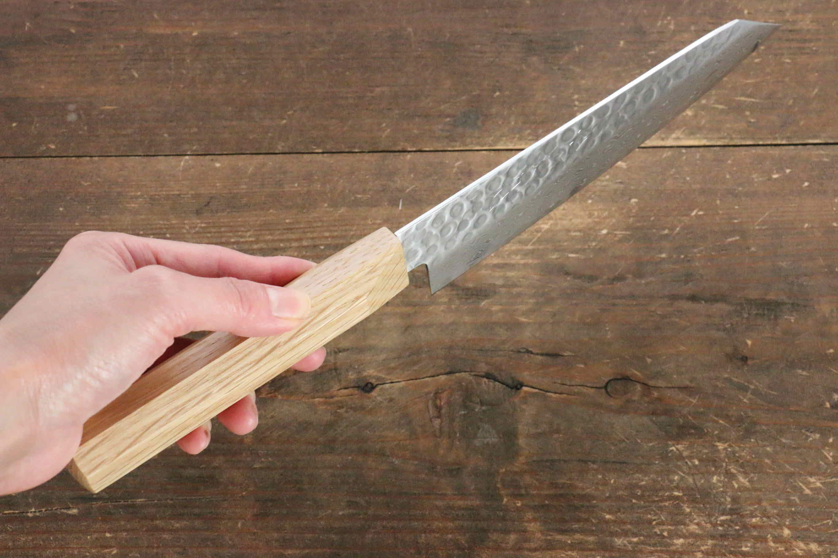Jikko VG10 17 Layer Gyuto 170mm Oak Handle - Japanny - Best Japanese Knife