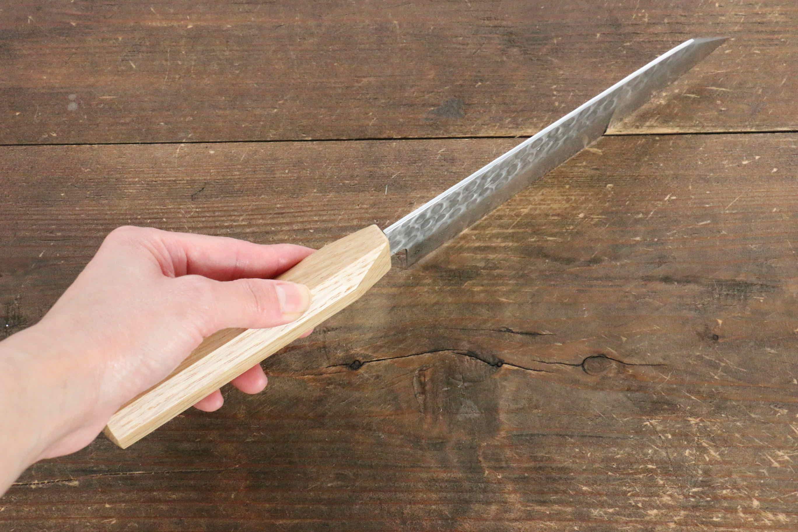 Jikko VG10 17 Layer Gyuto 170mm Oak Handle - Japanny - Best Japanese Knife