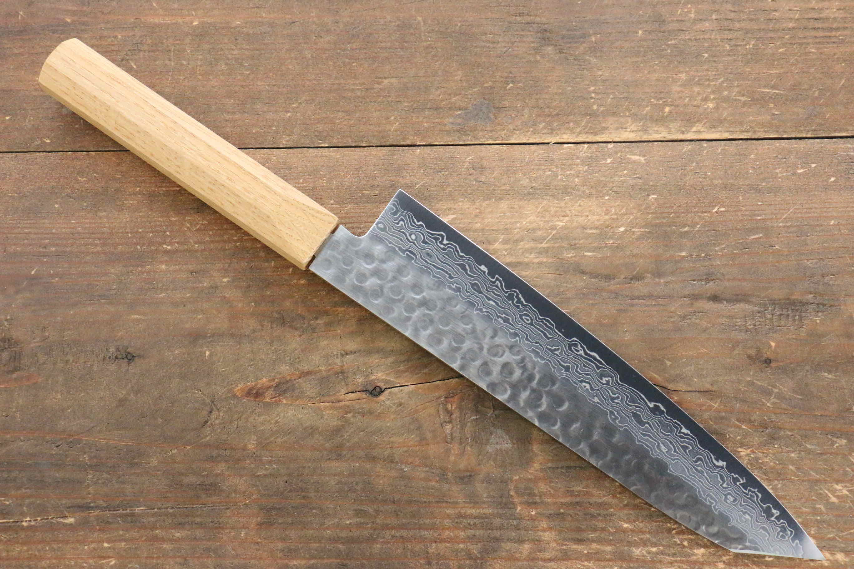 Jikko VG10 17 Layer Gyuto 200mm Oak Handle - Japanny - Best Japanese Knife