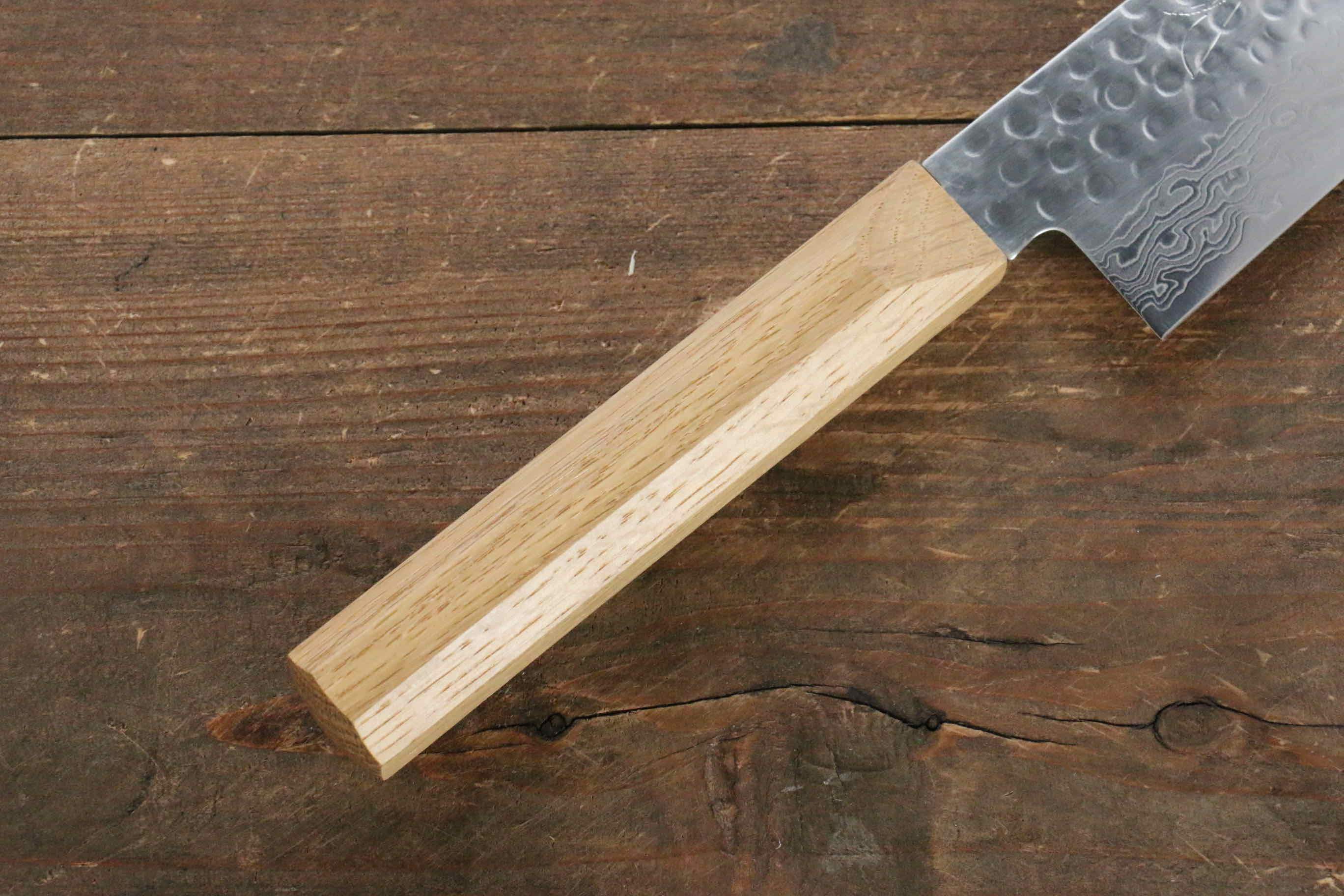 Jikko VG10 17 Layer Gyuto 200mm Oak Handle - Japanny - Best Japanese Knife
