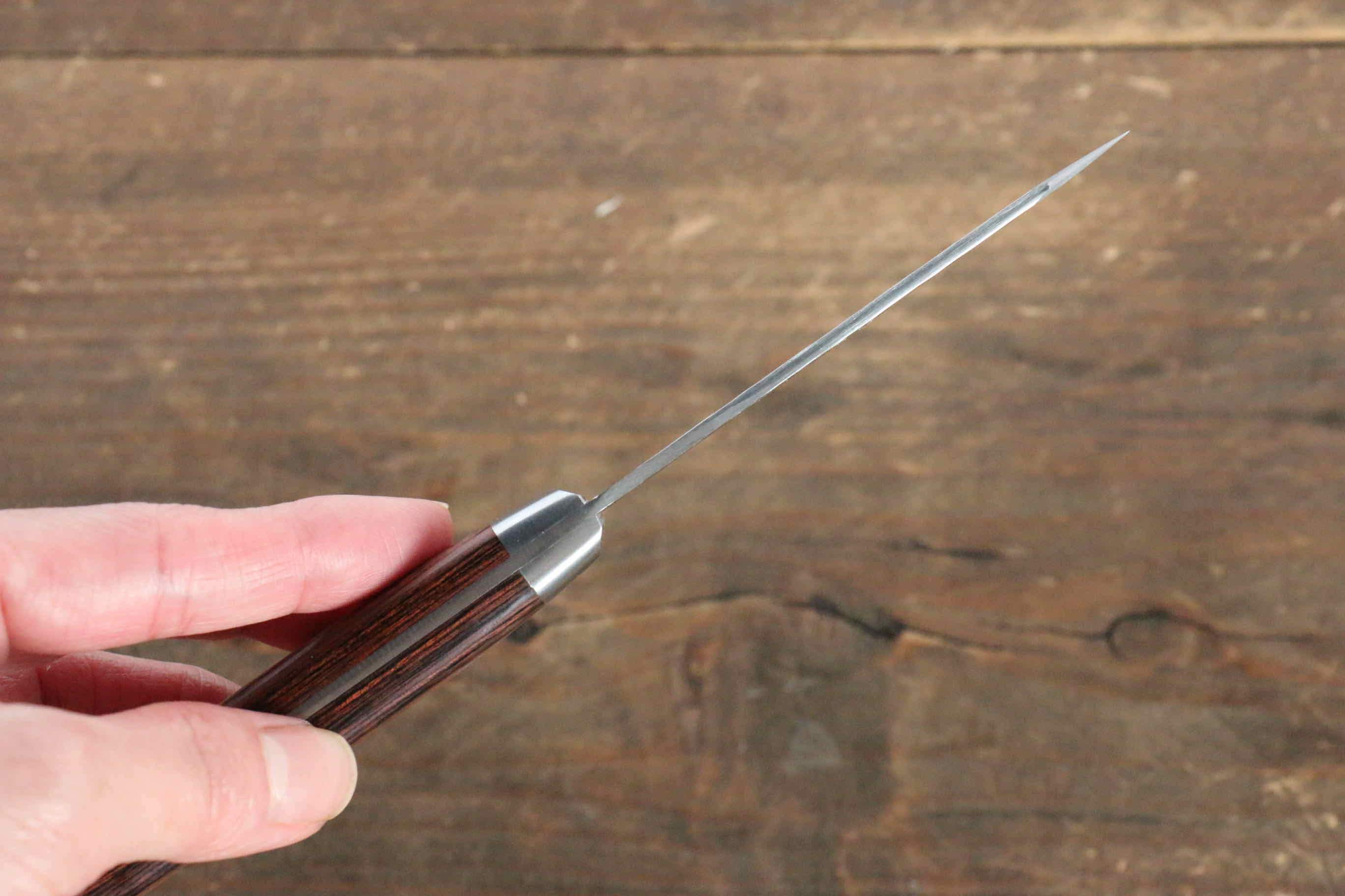 Jikko VG10 17 Layer Paring 70mm Mahogany Handle - Japanny - Best Japanese Knife