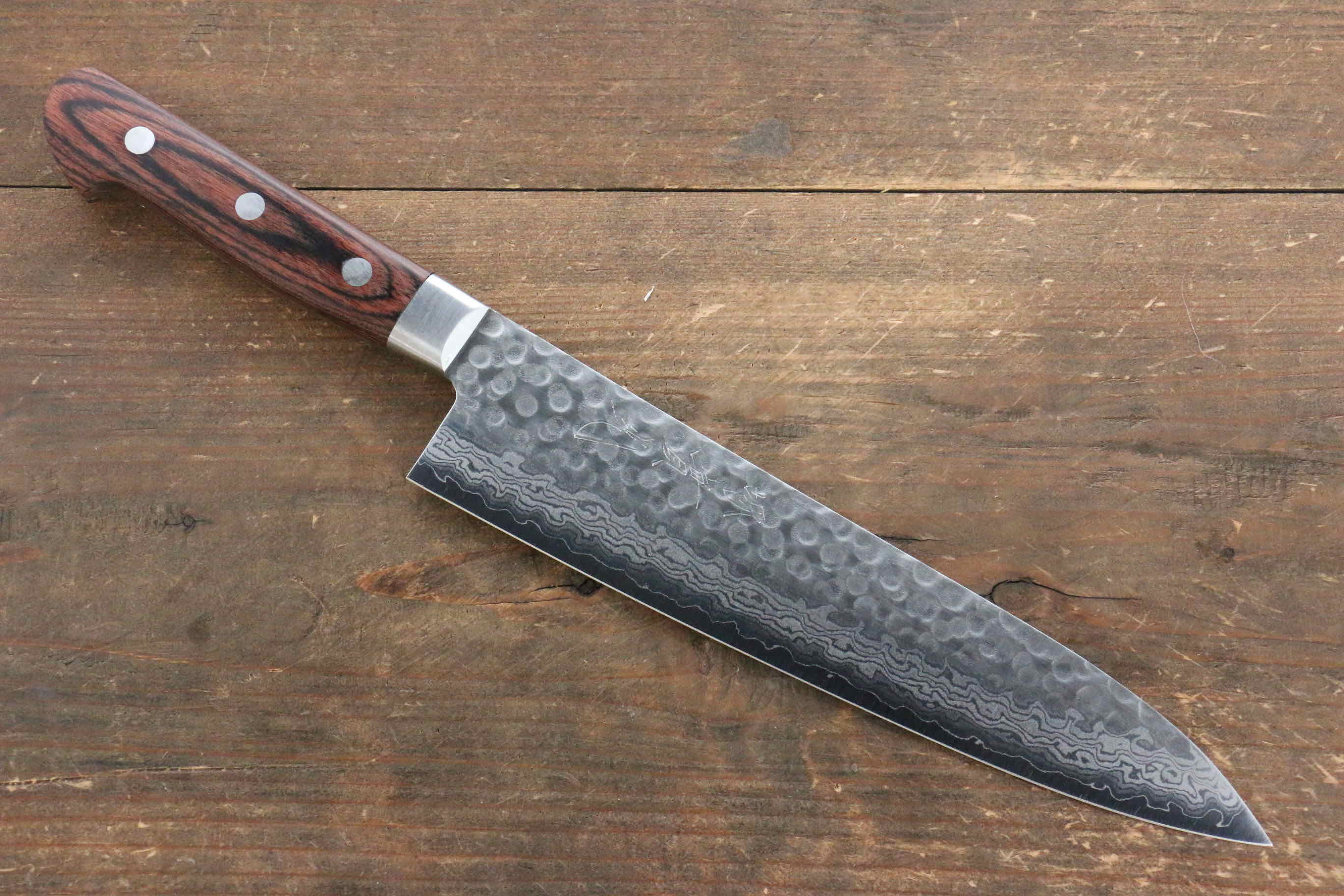 Jikko VG10 17 Layer Gyuto 210mm Mahogany Handle - Japanny - Best Japanese Knife
