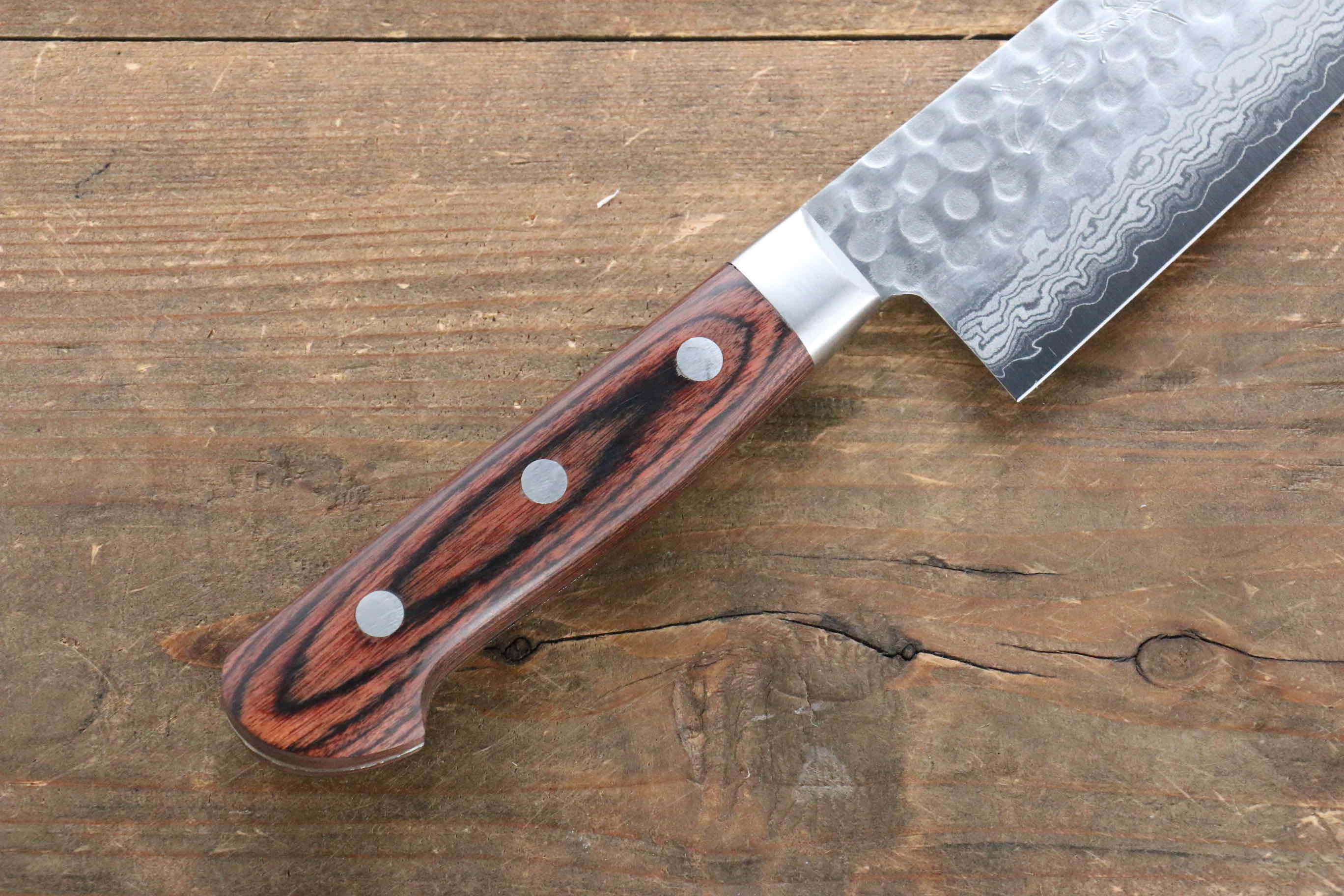 Jikko VG10 17 Layer Gyuto 210mm Mahogany Handle - Japanny - Best Japanese Knife