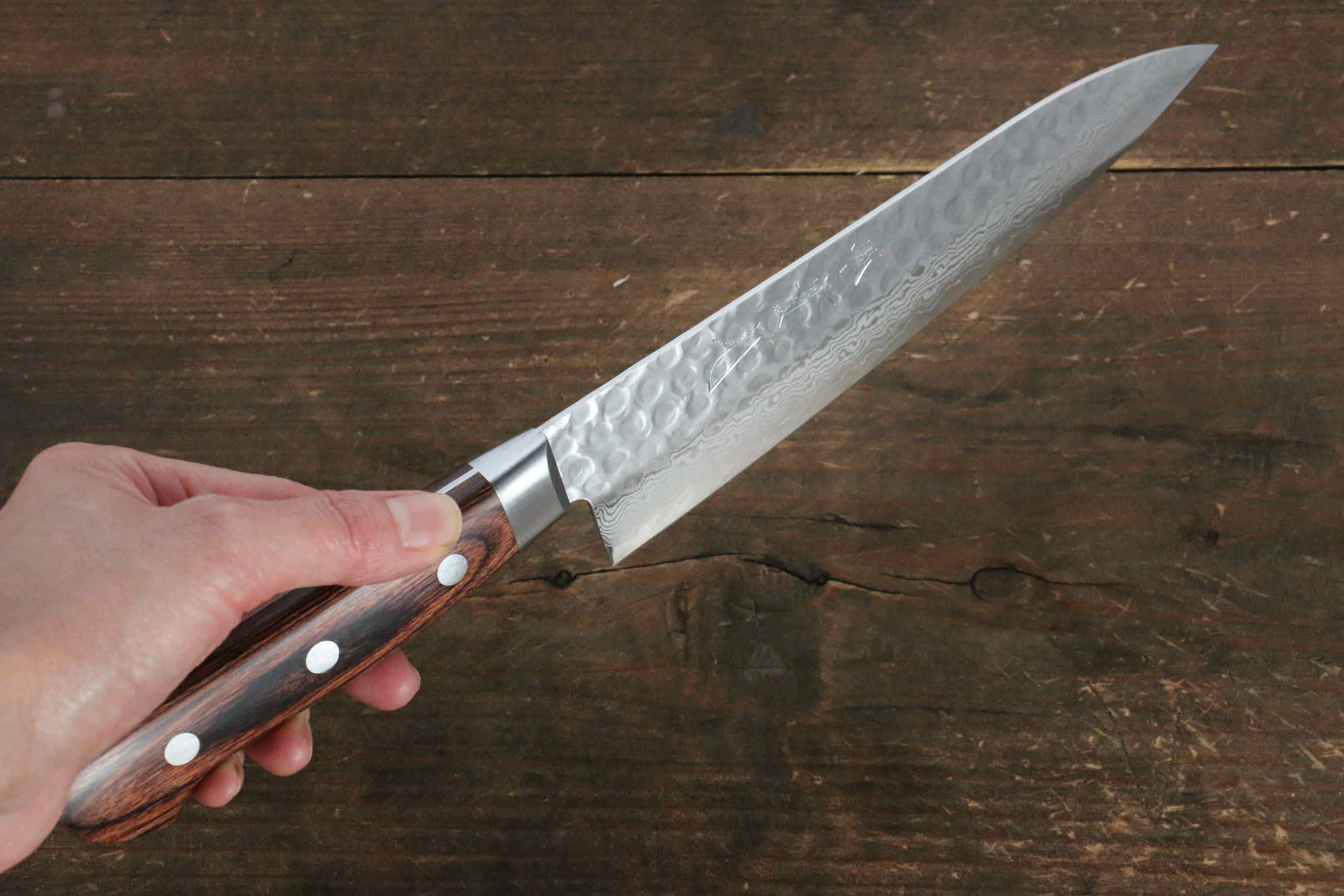 Jikko VG10 17 Layer Gyuto 180mm Mahogany Handle - Japanny - Best Japanese Knife