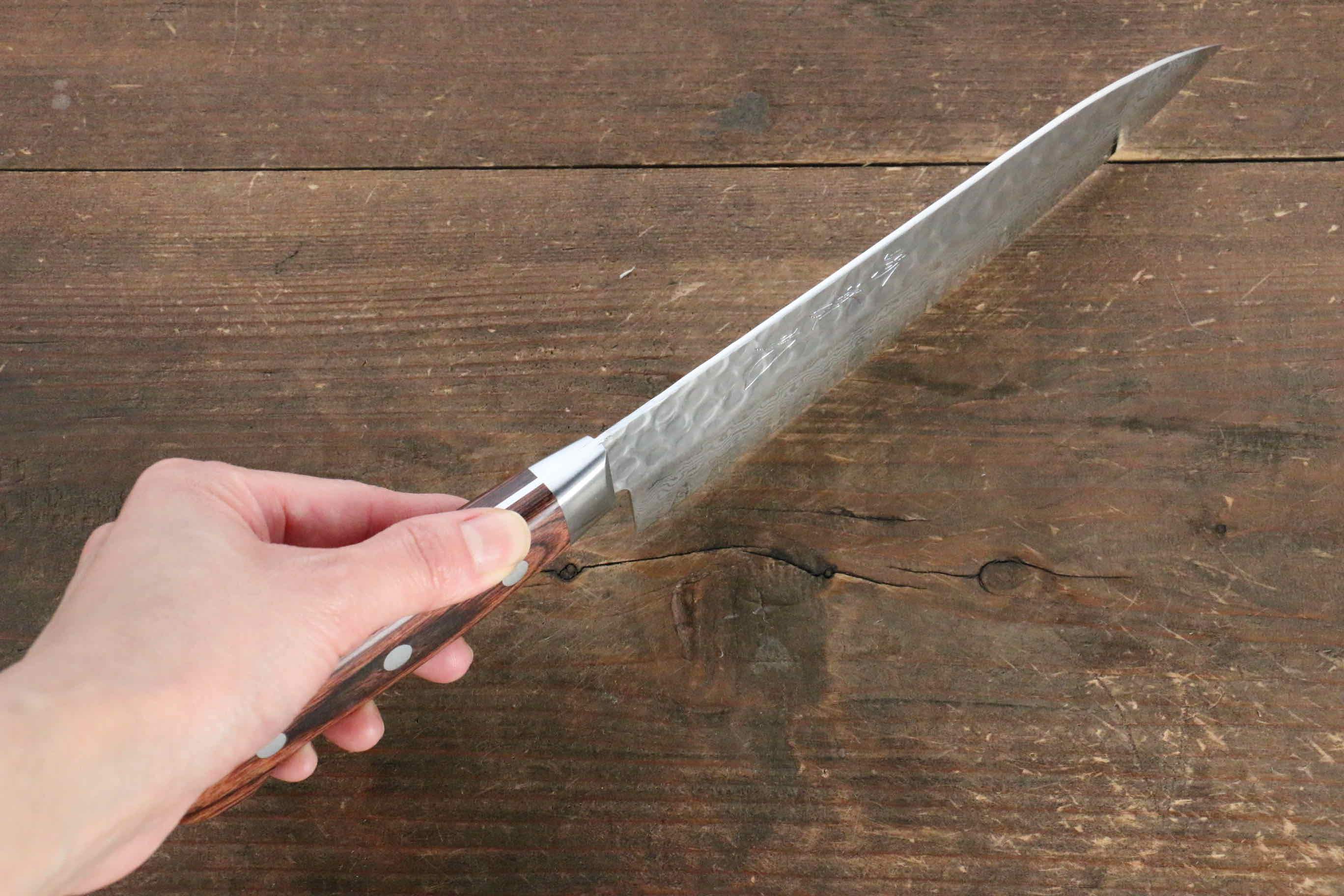 Jikko VG10 17 Layer Gyuto 180mm Mahogany Handle - Japanny - Best Japanese Knife