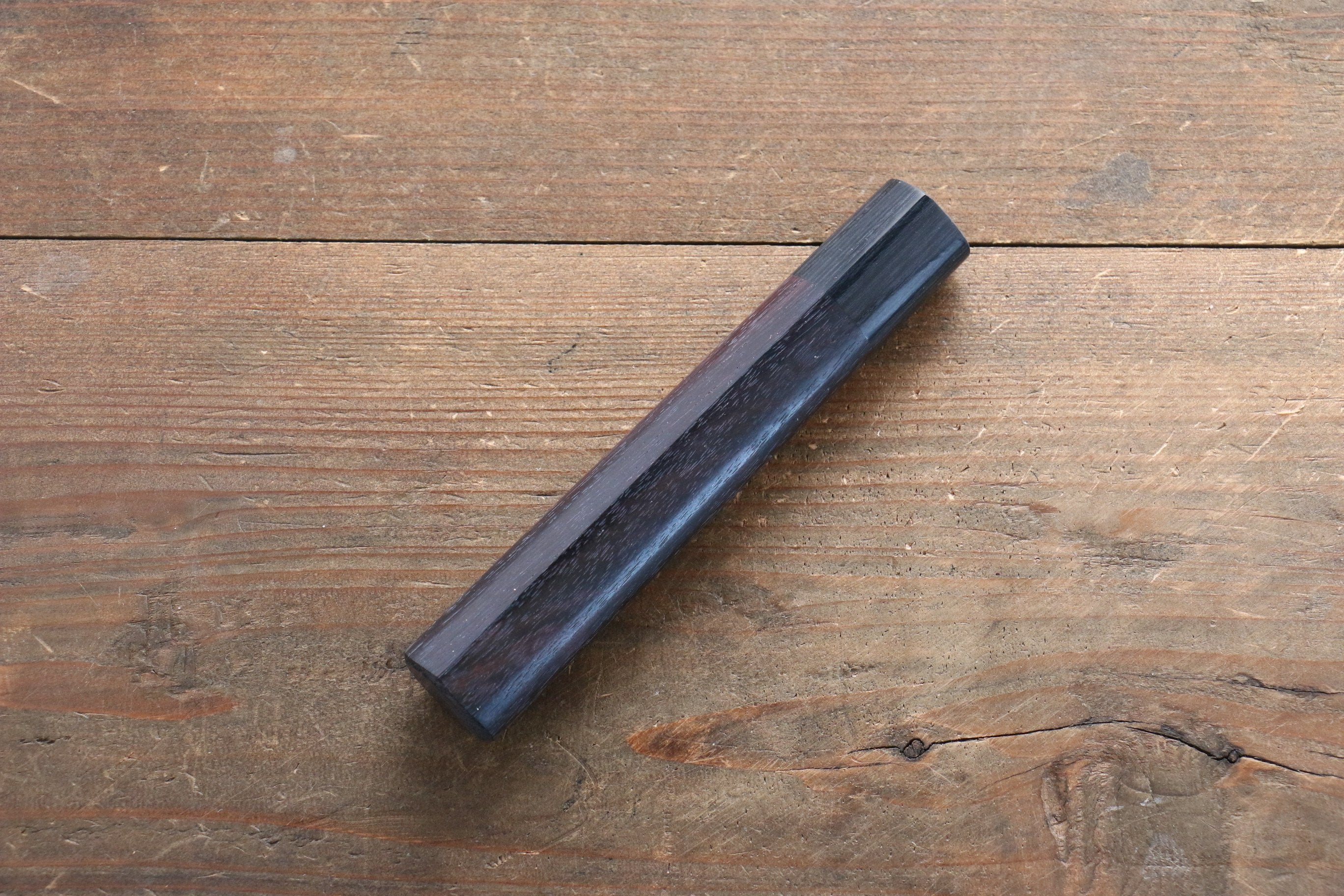 D-shape Shitan Knife Handle for Sujihiki Knife 240mm - Japanny - Best Japanese Knife