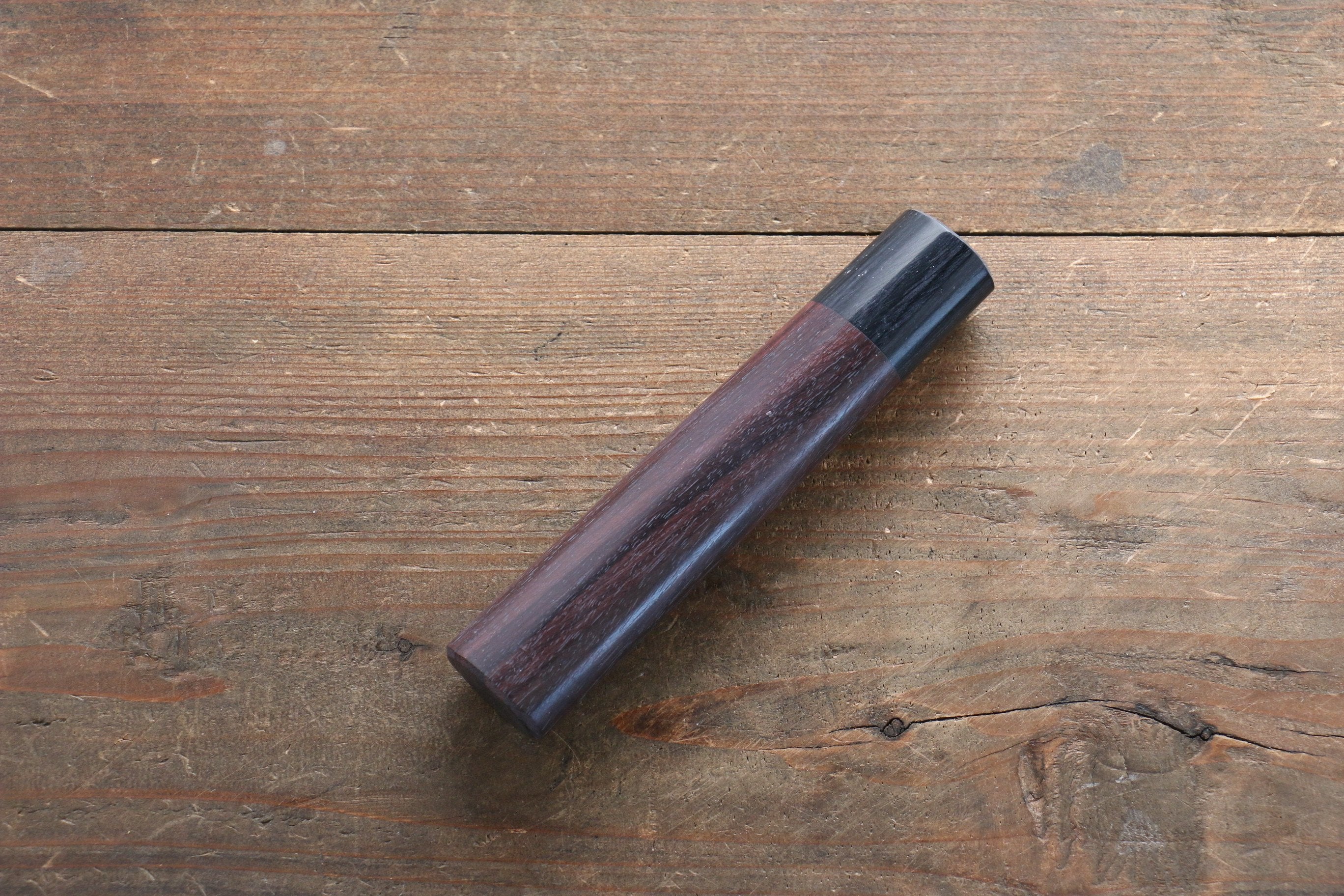 D-shape Shitan Knife Handle for Nakiri Knife 165mm - Japanny - Best Japanese Knife