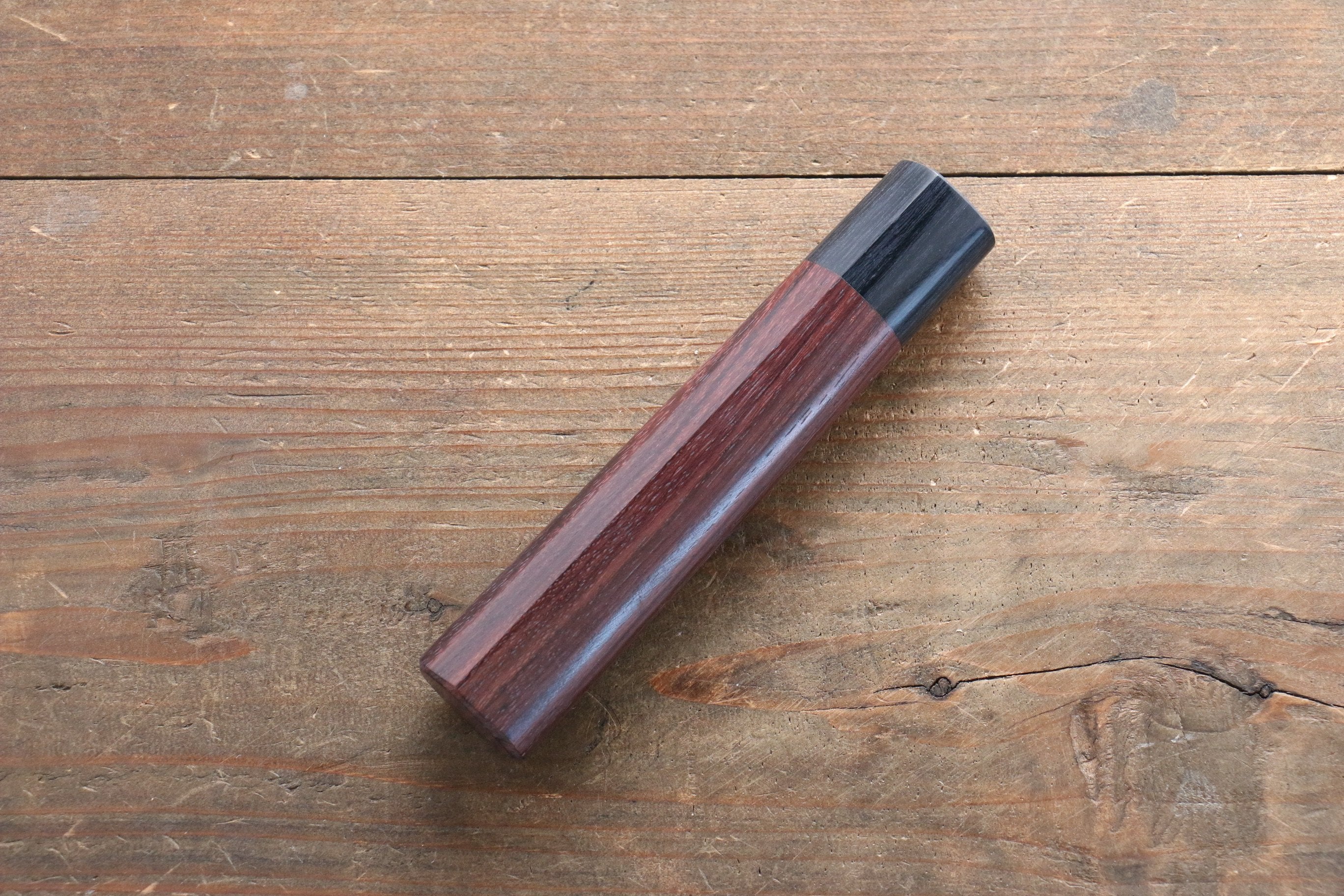 D-shape Shitan Knife Handle for Gyuto Knife 180mm - Japanny - Best Japanese Knife