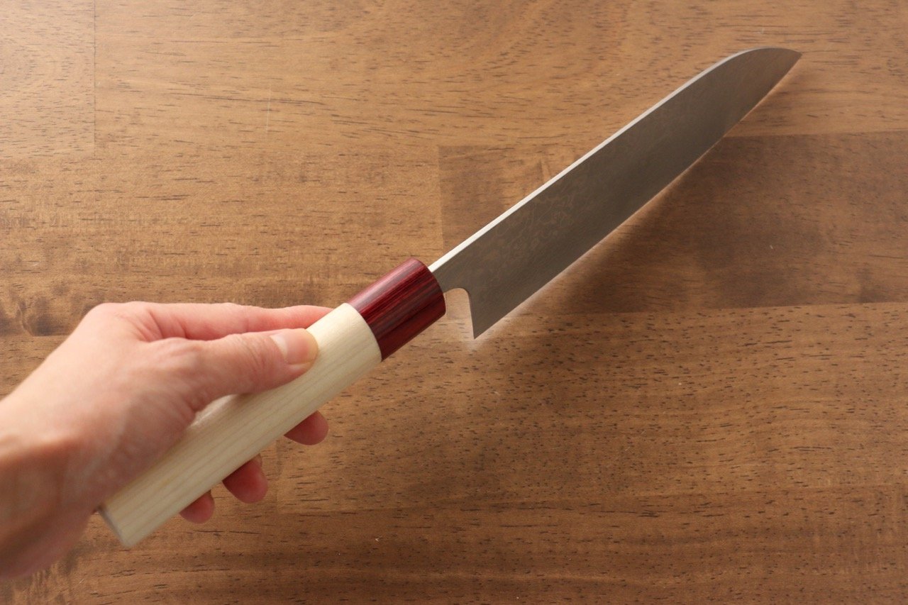 Masakage Kiri VG10 Damascus Santoku 170mm Magnolia Handle - Japanny - Best Japanese Knife