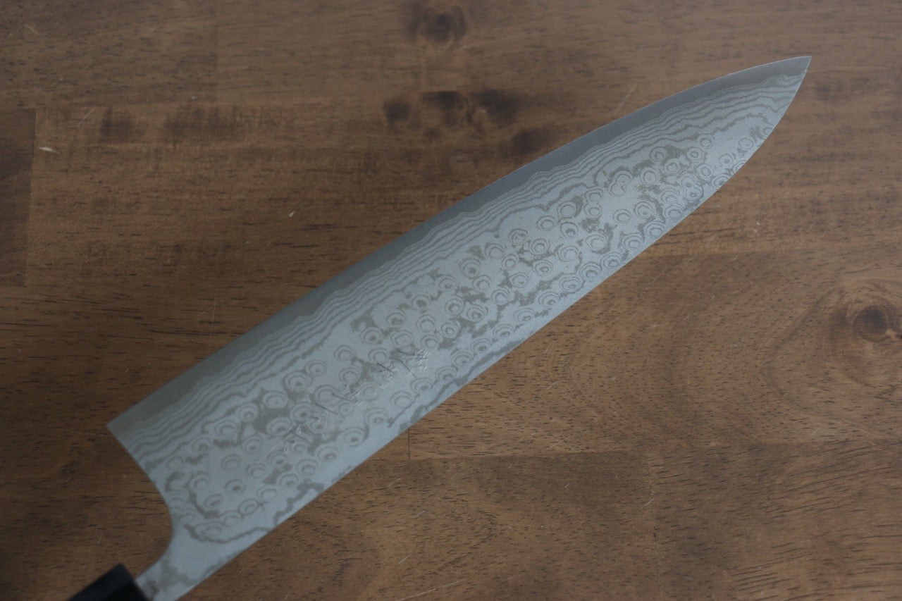 Nao Yamamoto VG10 Damascus Gyuto 240mm Cherry Wood Handle - Japanny - Best Japanese Knife