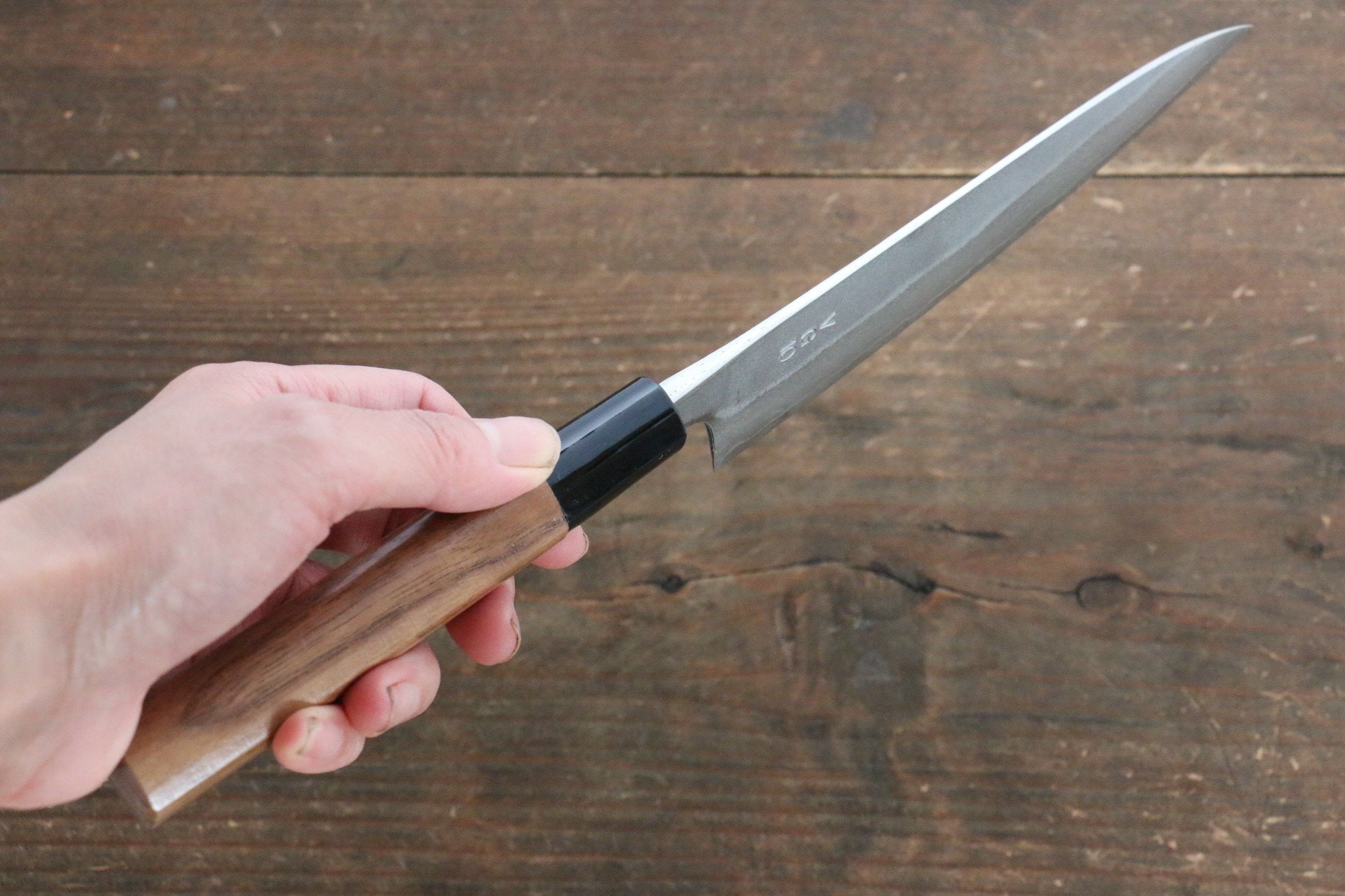 Nao Yamamoto VG10 Nashiji Petty-Utility 150mm Walnut Handle - Japanny - Best Japanese Knife