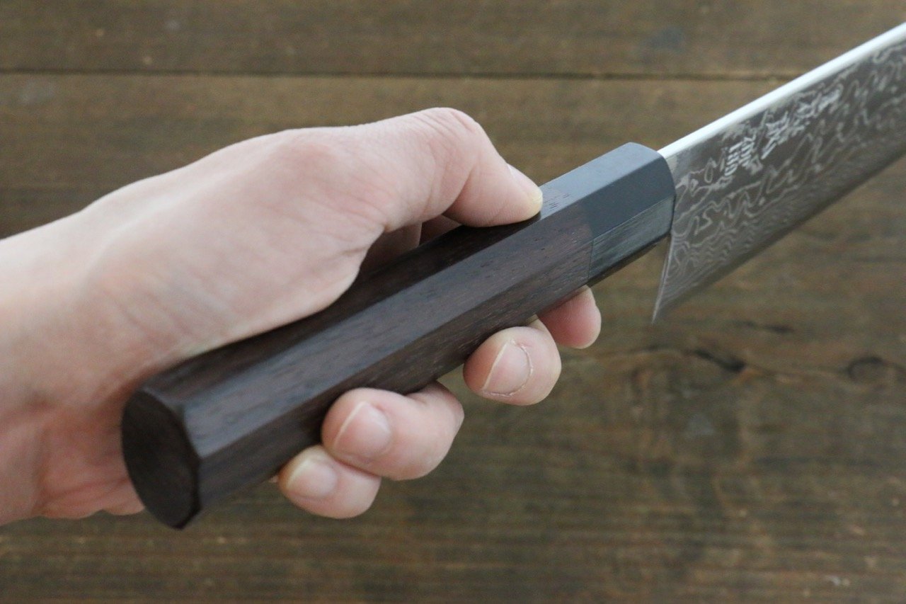 Sukenari ZDP189 Damascus Gyuto 270mm Shitan Handle - Japanny - Best Japanese Knife