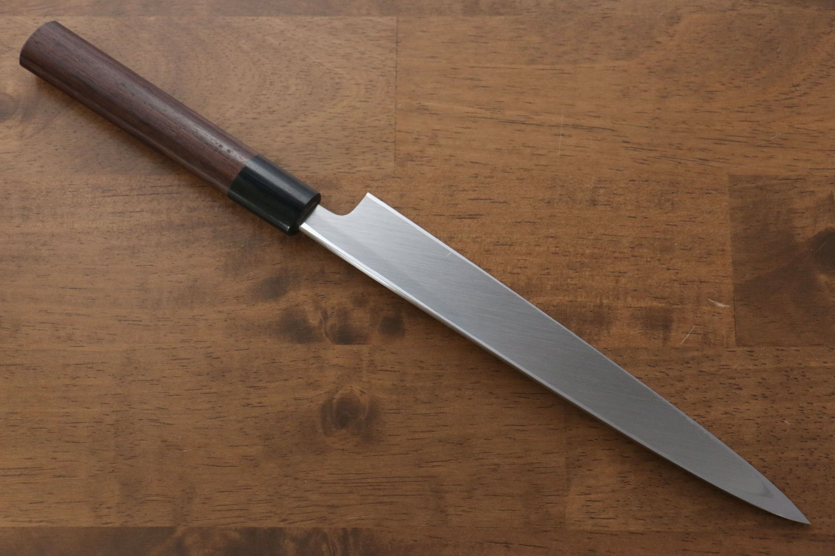 Jikko White Steel No.2 Yanagiba 210mm Shitan Handle - Japanny - Best Japanese Knife