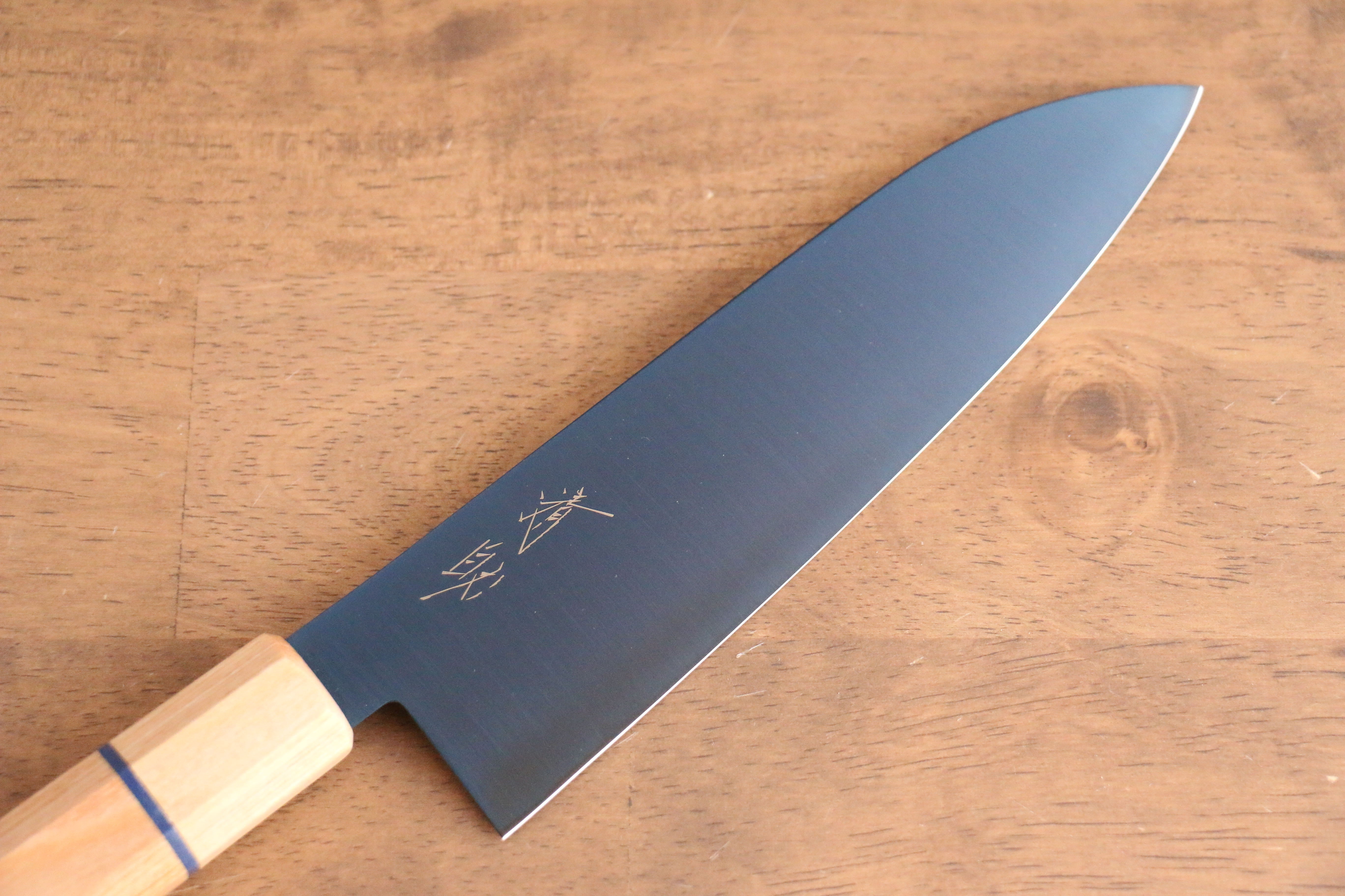 Seisuke SK-85 Ion plating Santoku 180mm White wood Handle - Japanny - Best Japanese Knife