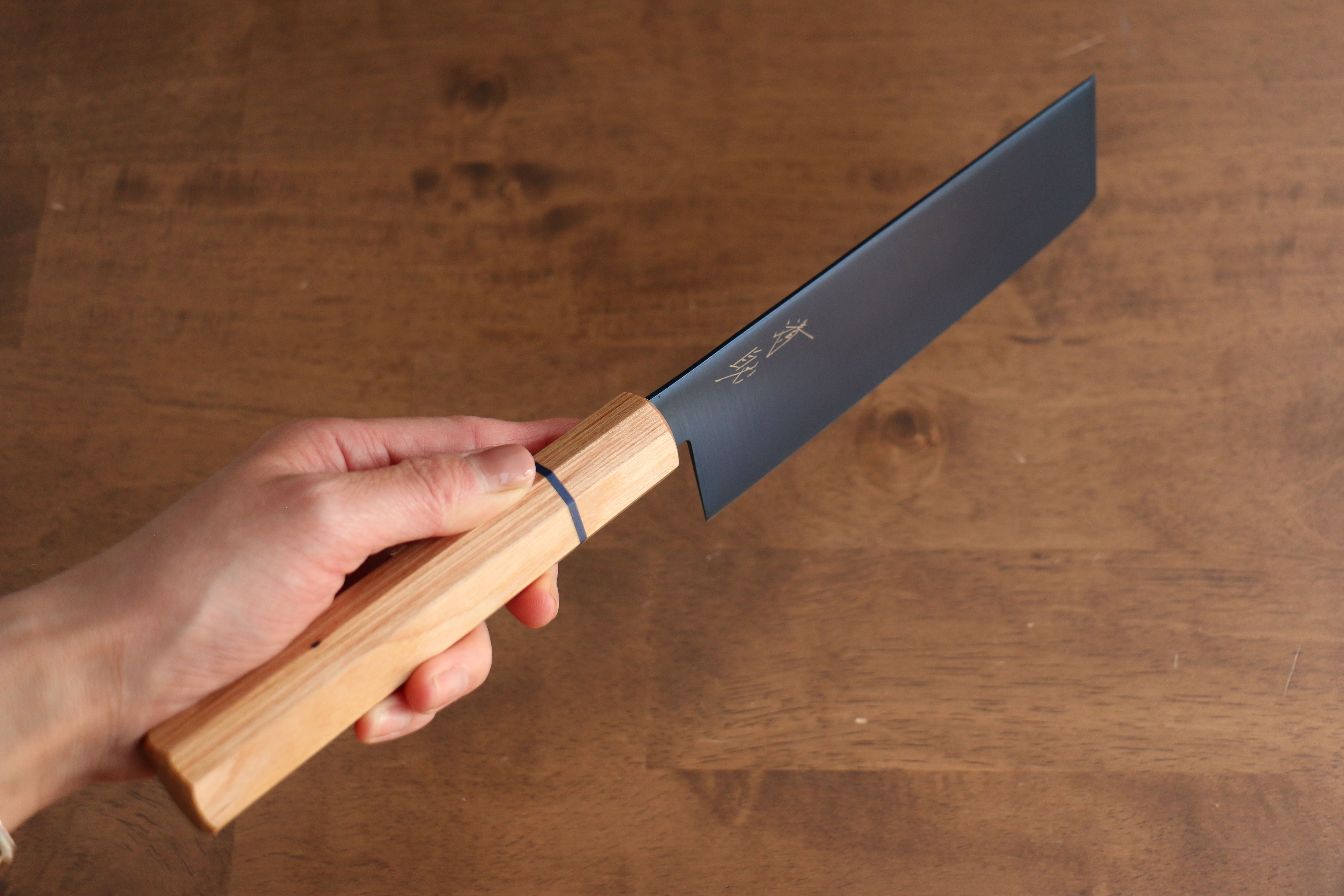 Seisuke SK-85 Ion plating Nakiri 175mm White wood Handle - Japanny - Best Japanese Knife