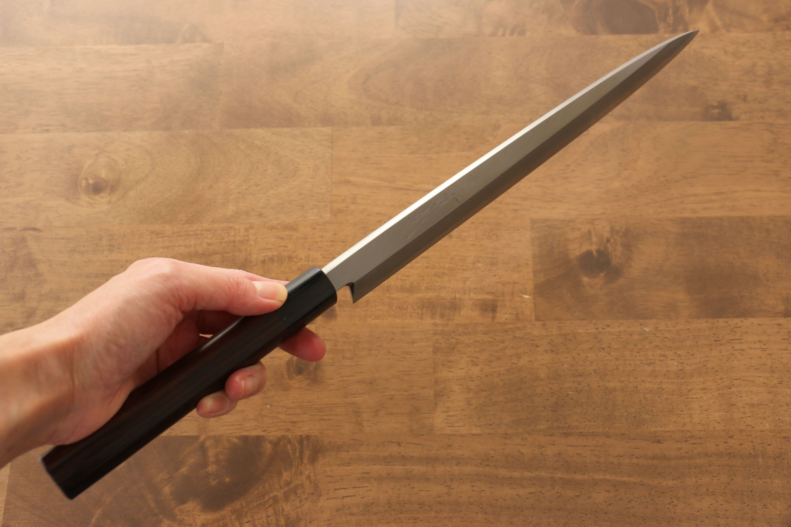 Jikko Silver Steel No.3 Yanagiba 270mm Shitan Handle - Japanny - Best Japanese Knife