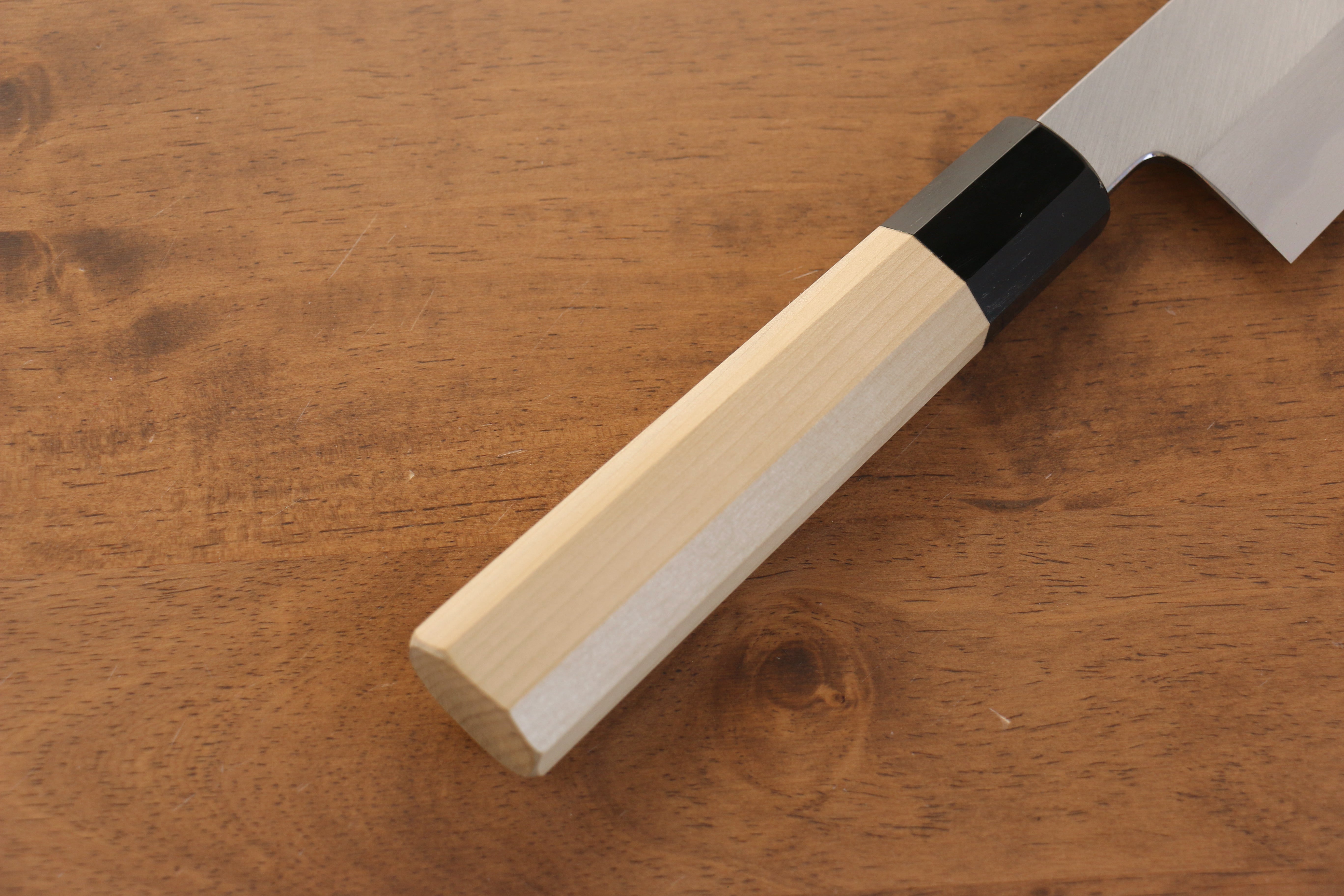 Jikko Arata White Steel No.2 Gyuto 240mm Magnolia Handle - Japanny - Best Japanese Knife