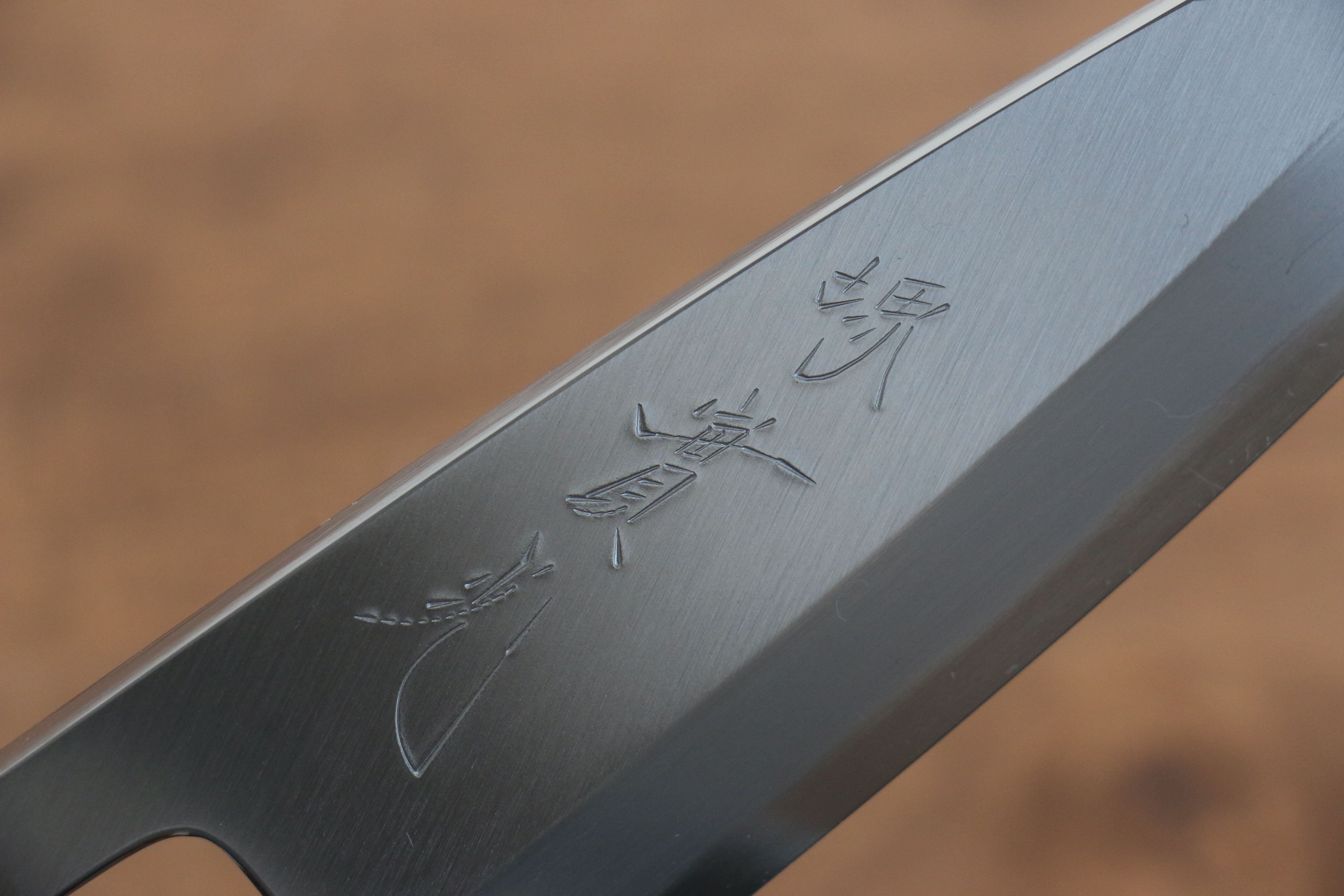 Jikko Shiko White Steel Kiritsuke Deba 120mm Ebony with Double Ring Handle - Japanny - Best Japanese Knife