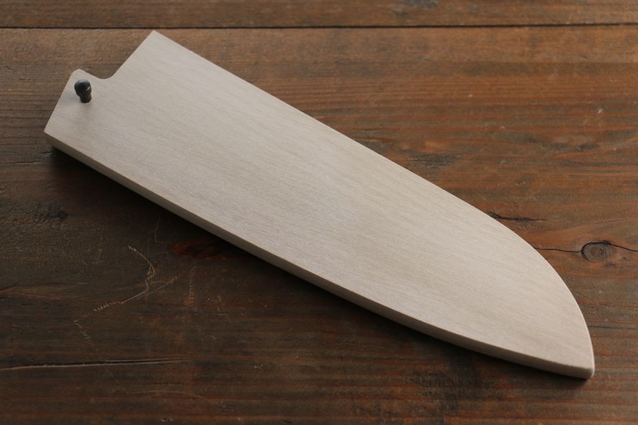 Magnolia Saya Sheath for Santoku Knife with Plywood Pin 165mm (Nashiji) - Japanny - Best Japanese Knife