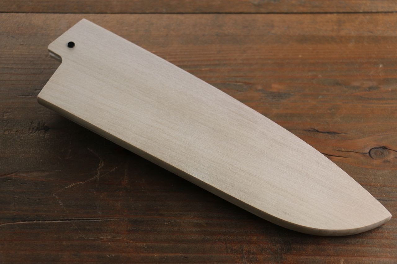 Magnolia Saya Sheath for Santoku Knife with Plywood Pin 165mm (Nashiji) - Japanny - Best Japanese Knife